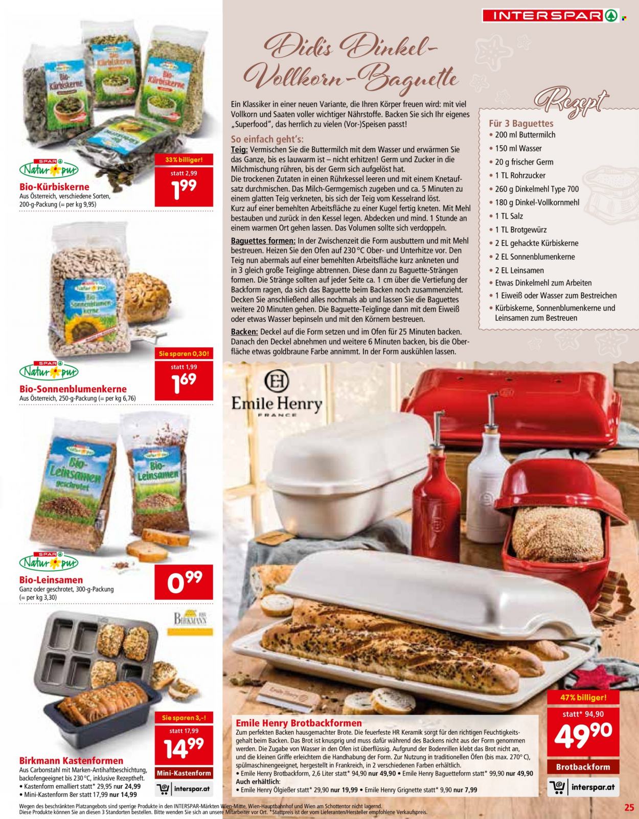 Angebote INTERSPAR - 7.10.2021 - 18.12.2021. Seite 25