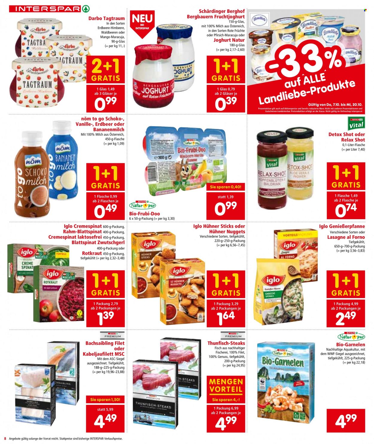 Angebote INTERSPAR - 7.10.2021 - 20.10.2021. Seite 8