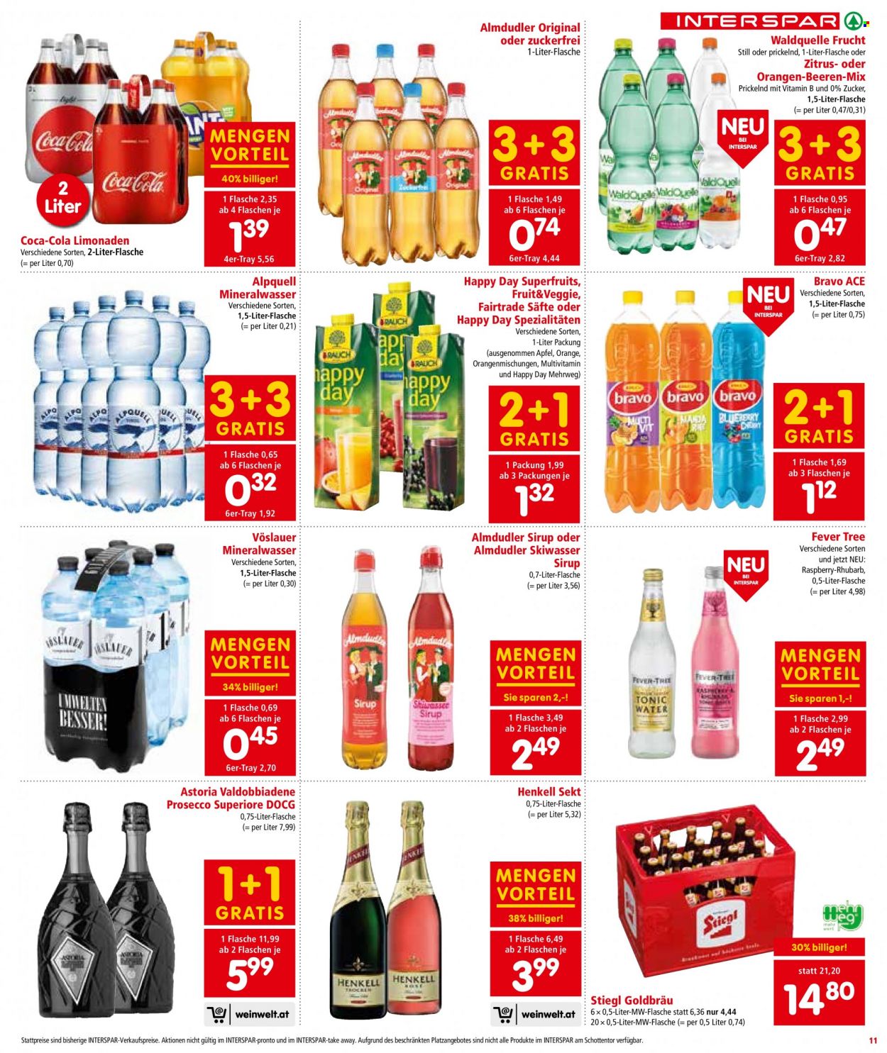 Angebote INTERSPAR - 7.10.2021 - 20.10.2021. Seite 11