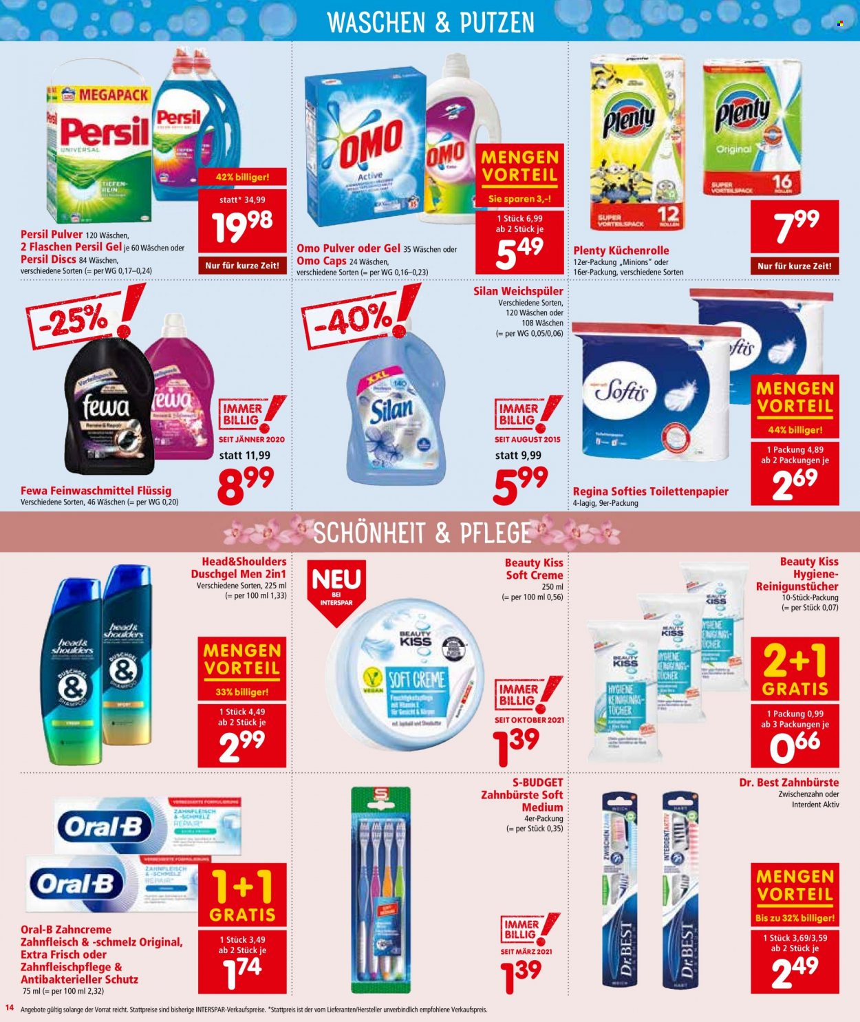 Angebote INTERSPAR - 7.10.2021 - 20.10.2021. Seite 14