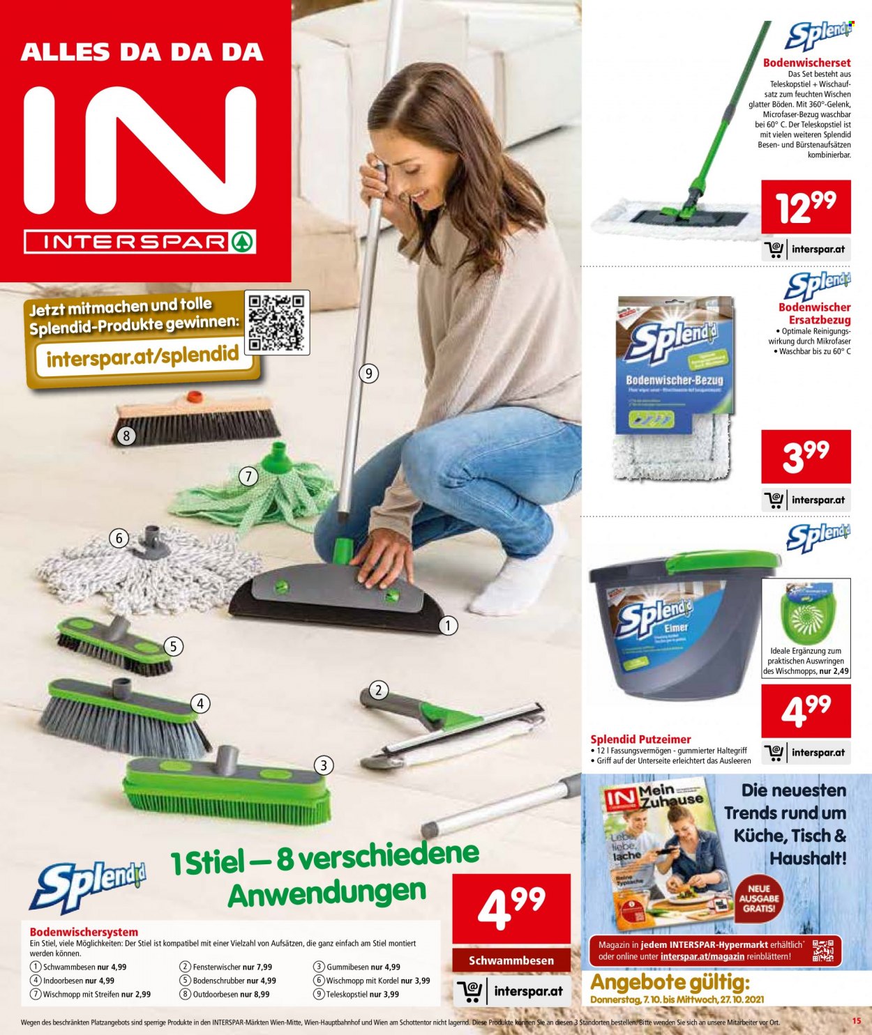 Angebote INTERSPAR - 7.10.2021 - 20.10.2021. Seite 15