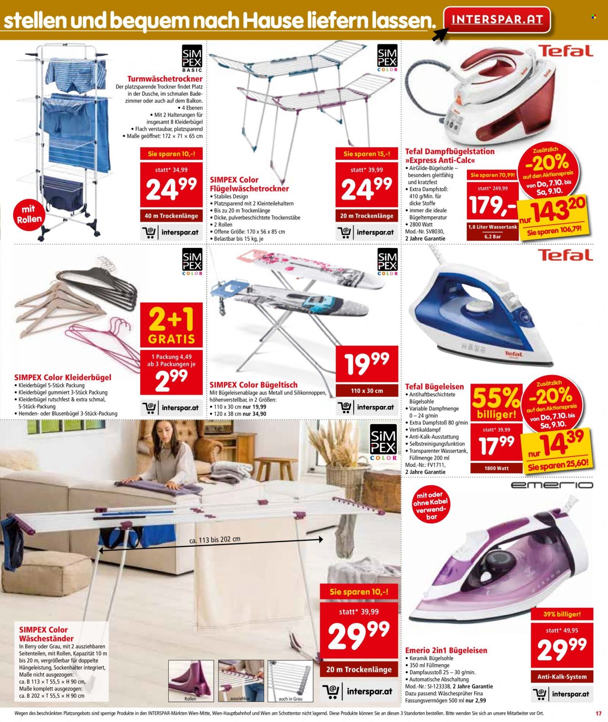 Angebote INTERSPAR - 7.10.2021 - 20.10.2021. Seite 17