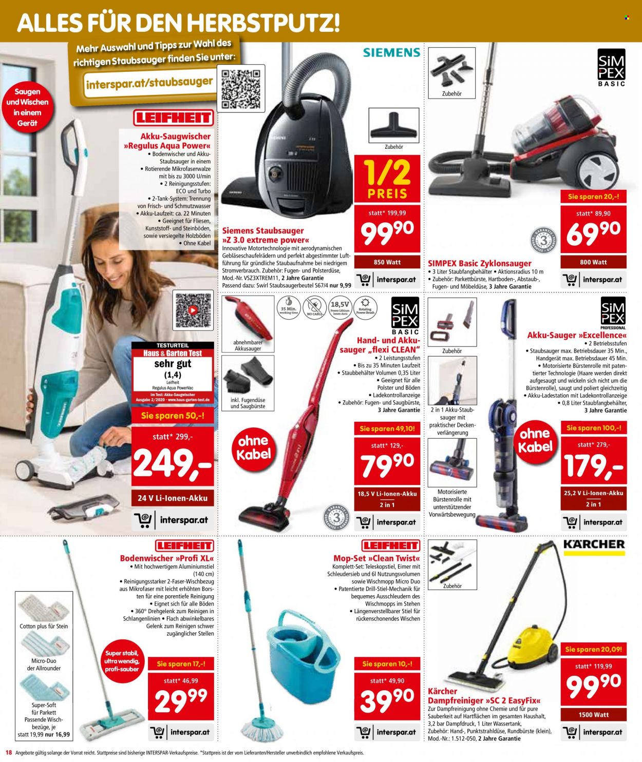Angebote INTERSPAR - 7.10.2021 - 20.10.2021. Seite 18
