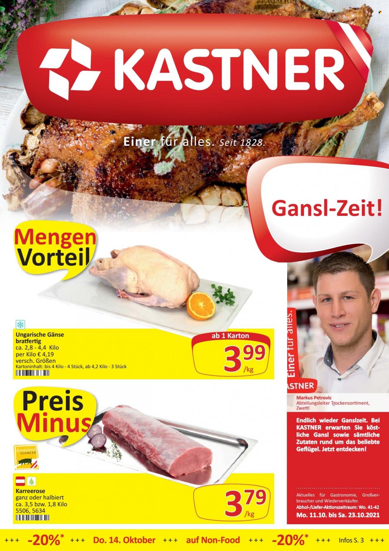 Angebote KASTNER - 11.10.2021 - 23.10.2021. Seite 1