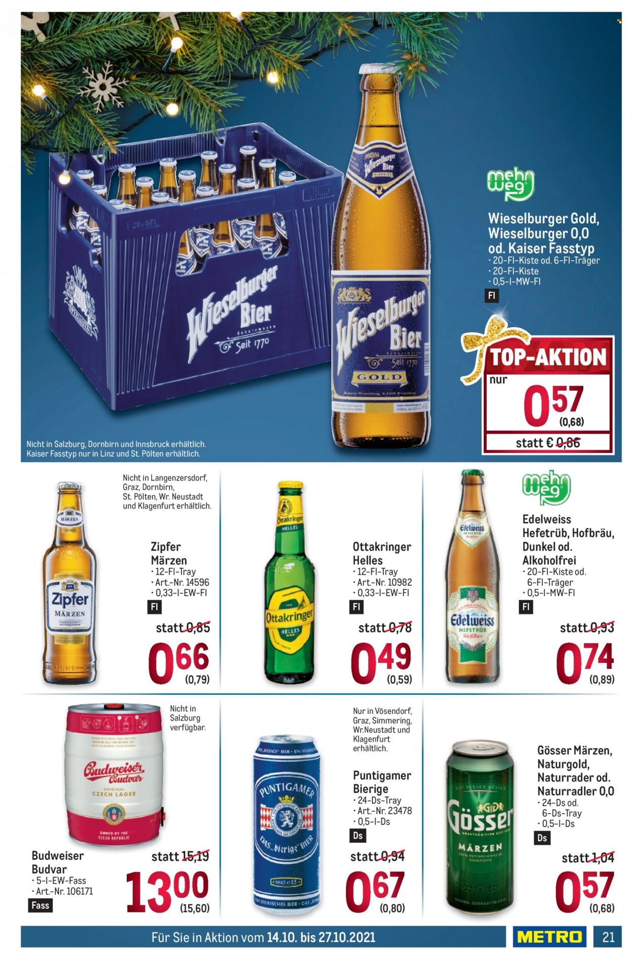 Angebote Metro - 14.10.2021 - 27.10.2021. Seite 21