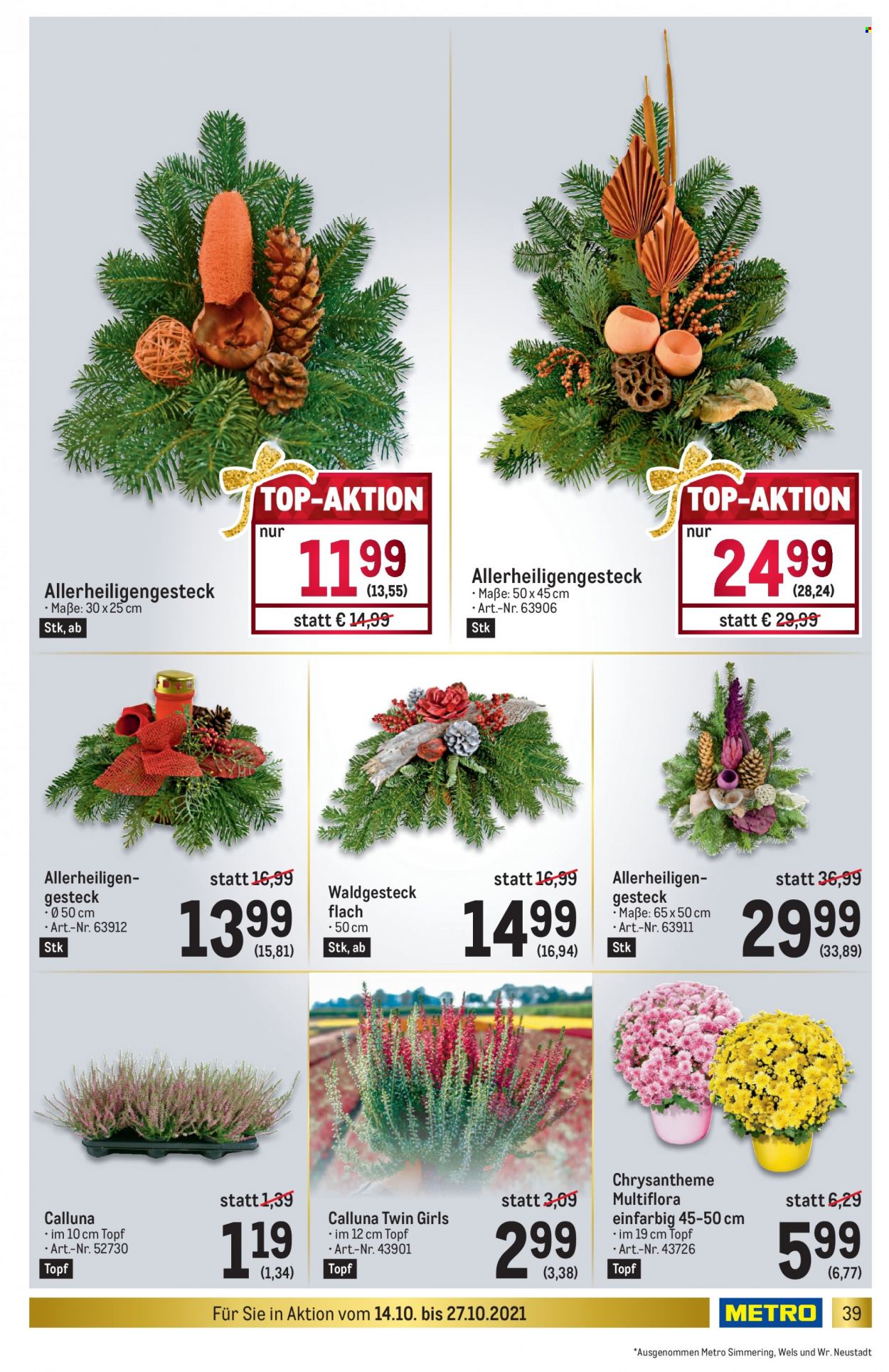 Angebote Metro - 14.10.2021 - 27.10.2021. Seite 39