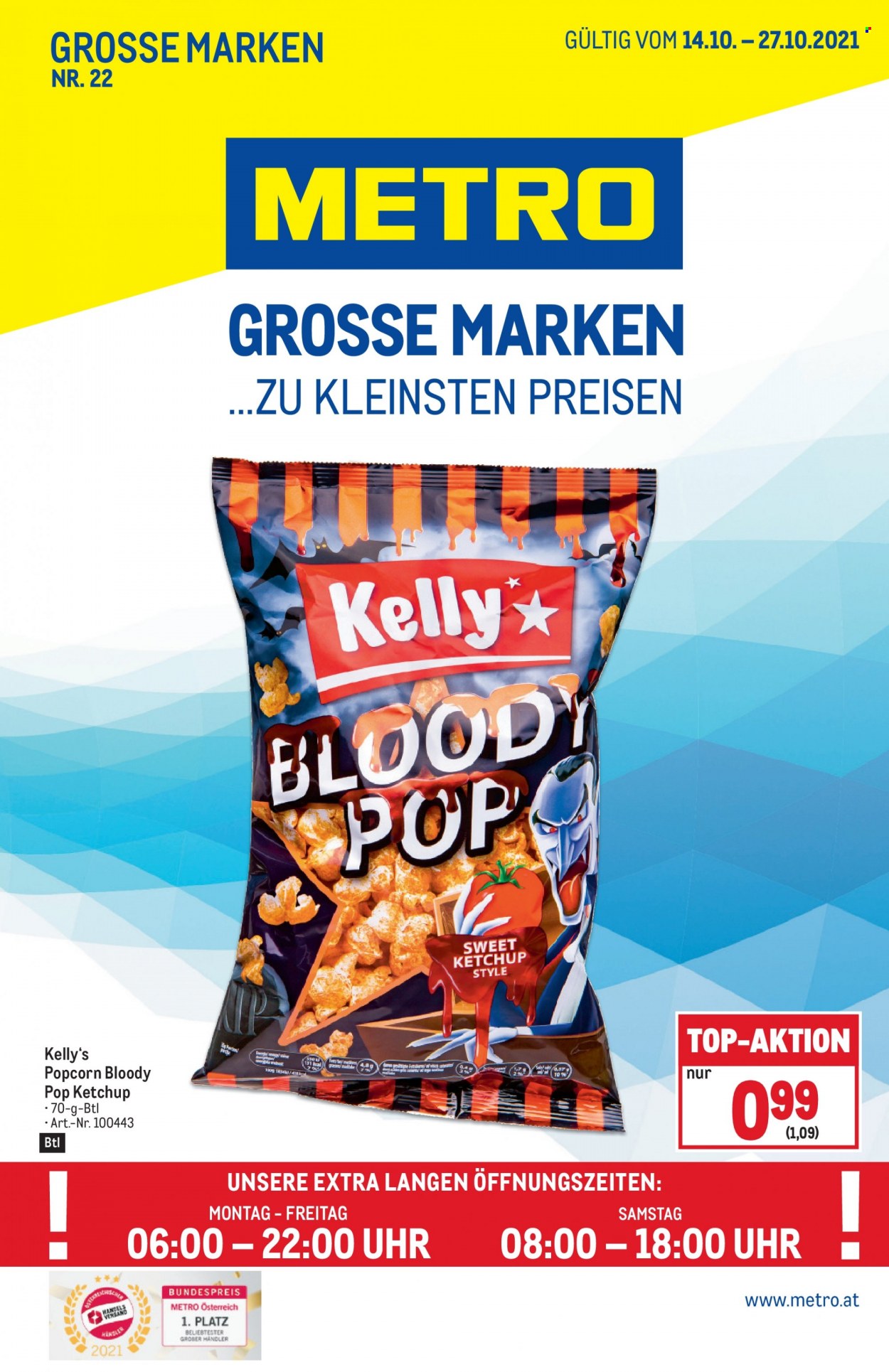 Angebote Metro - 14.10.2021 - 27.10.2021. Seite 1