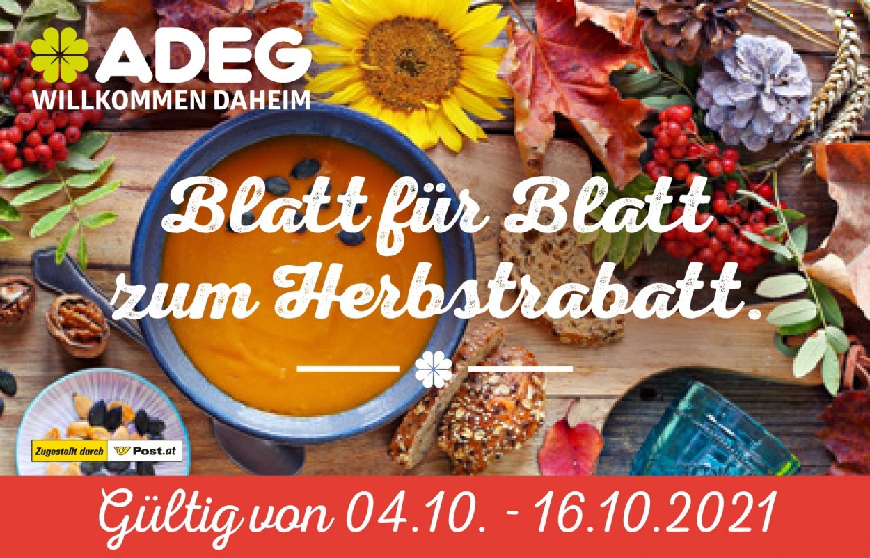 Angebote ADEG - 4.10.2021 - 16.10.2021. Seite 1