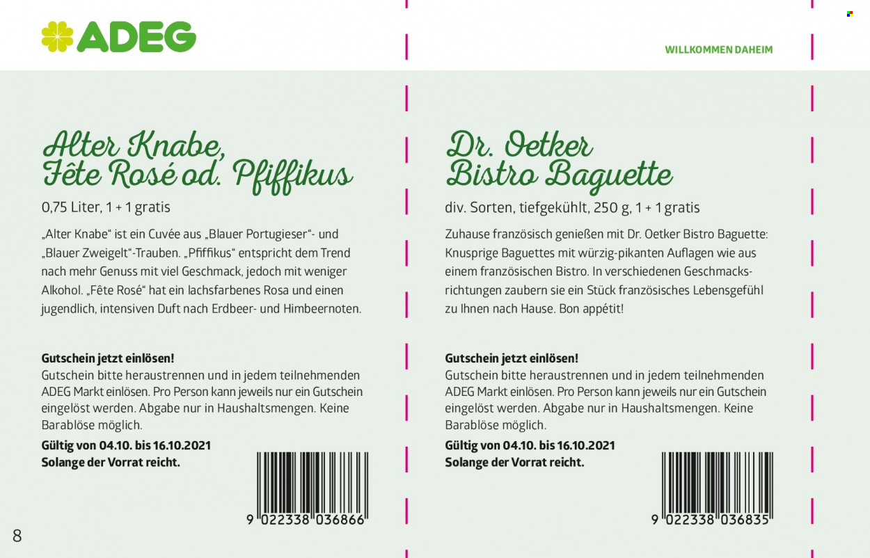 Angebote ADEG - 4.10.2021 - 16.10.2021. Seite 8
