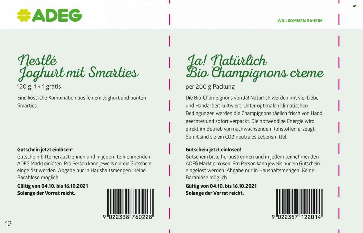 Angebote ADEG - 4.10.2021 - 16.10.2021. Seite 12