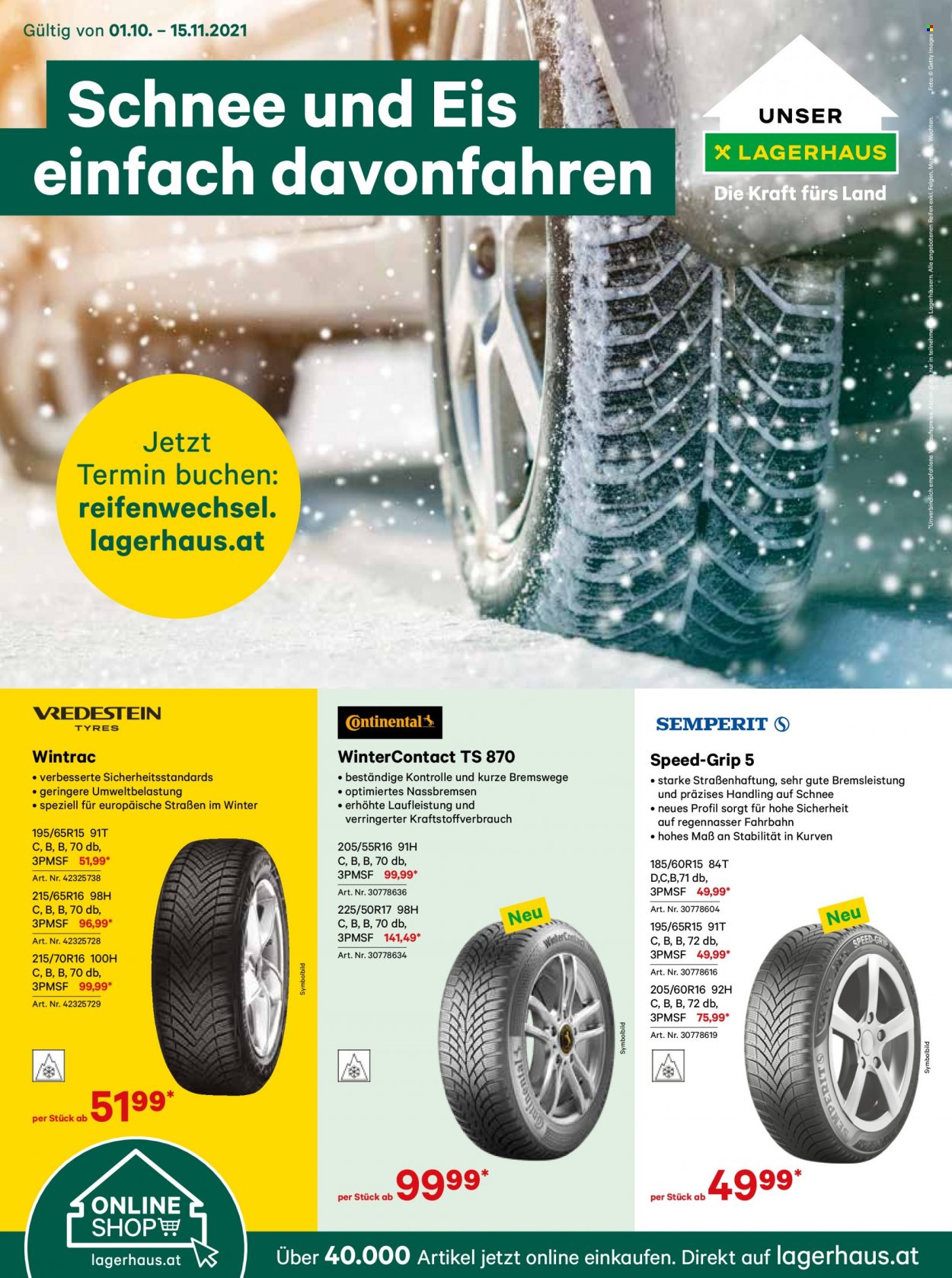 Angebote Lagerhaus - 1.10.2021 - 15.11.2021. Seite 1