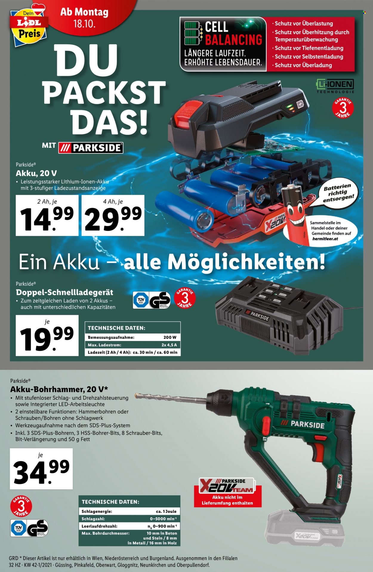 Angebote Lidl - 14.10.2021 - 20.10.2021. Seite 32
