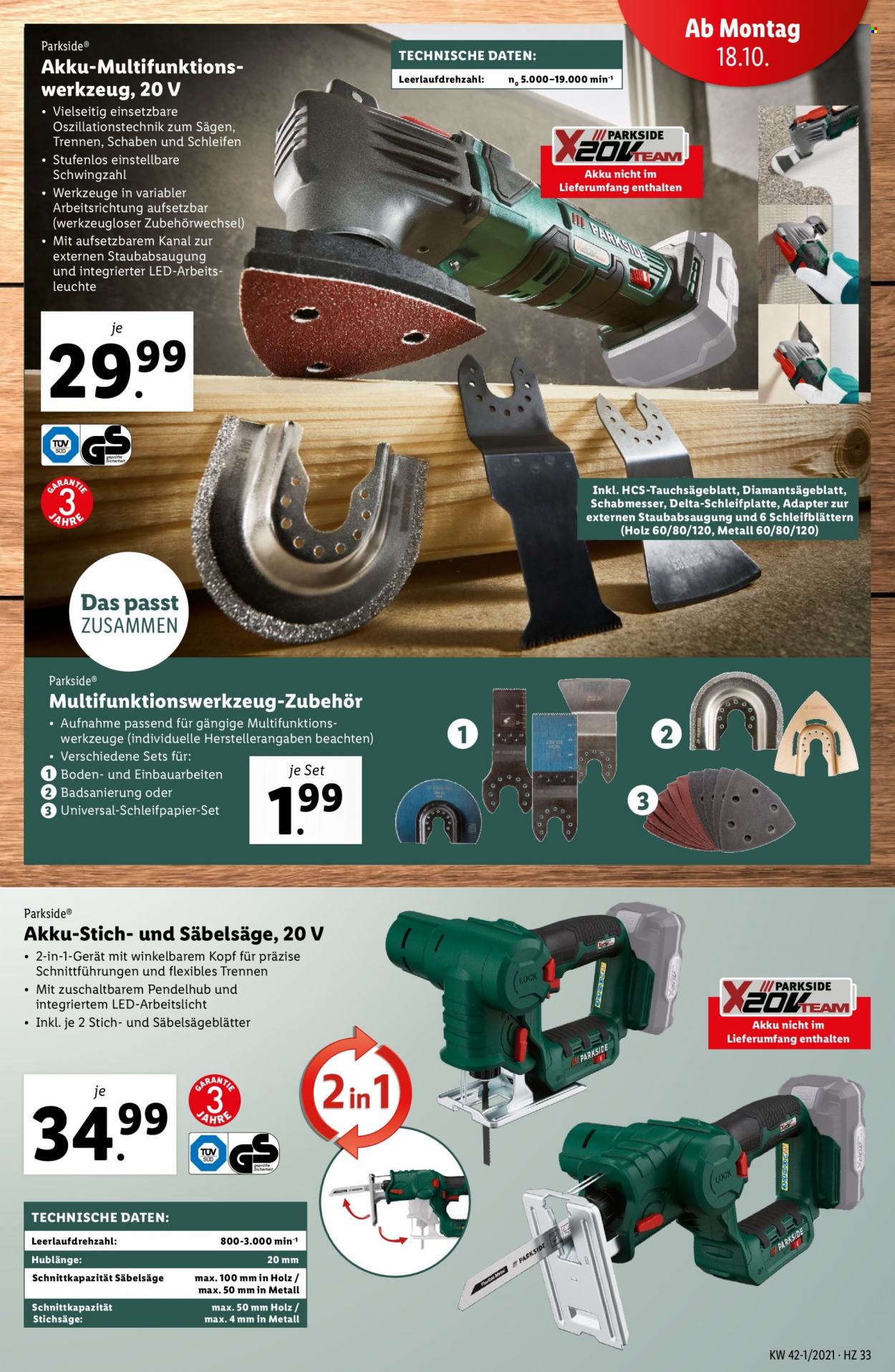 Angebote Lidl - 14.10.2021 - 20.10.2021. Seite 33