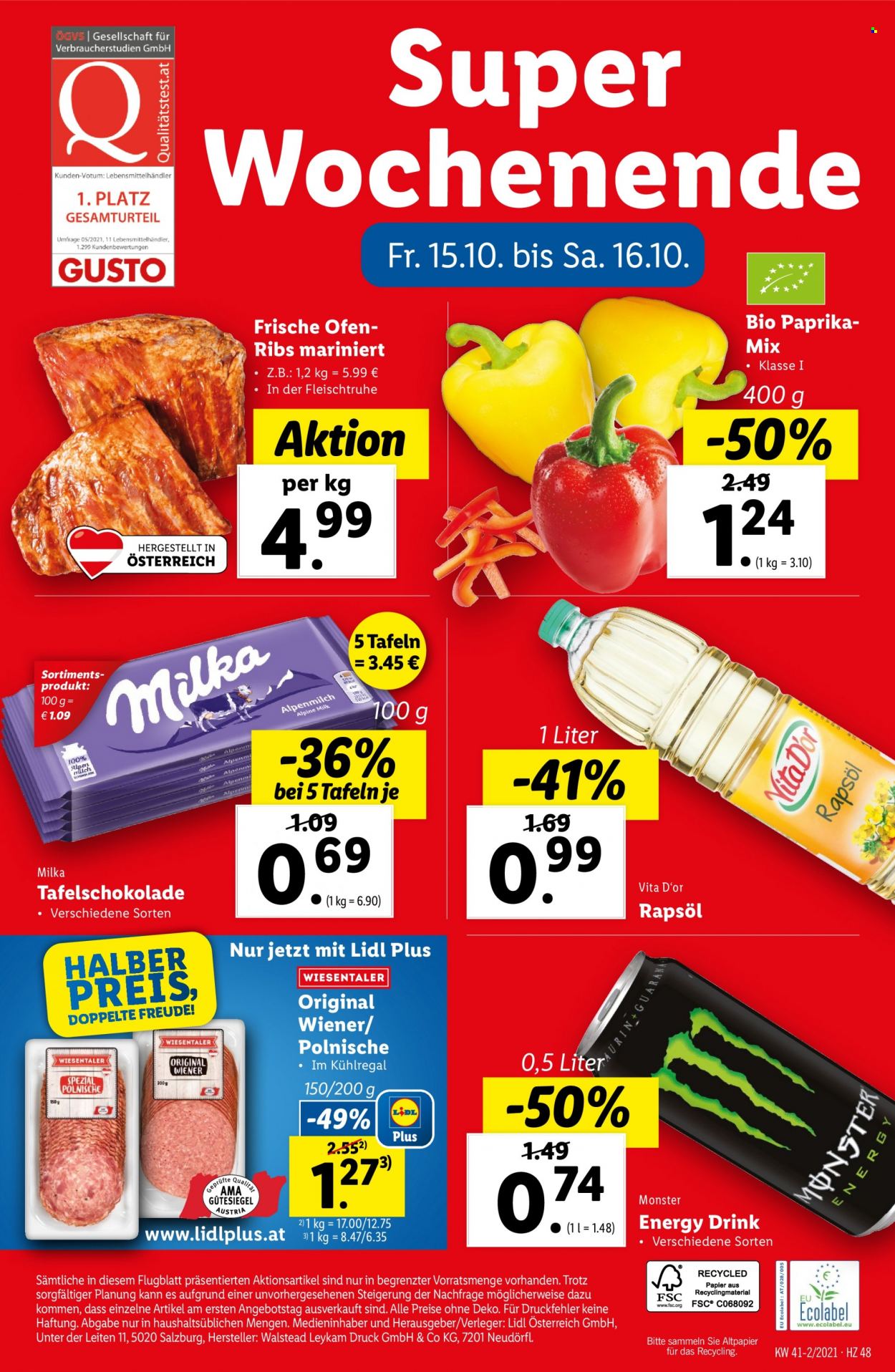 Angebote Lidl - 14.10.2021 - 20.10.2021. Seite 48