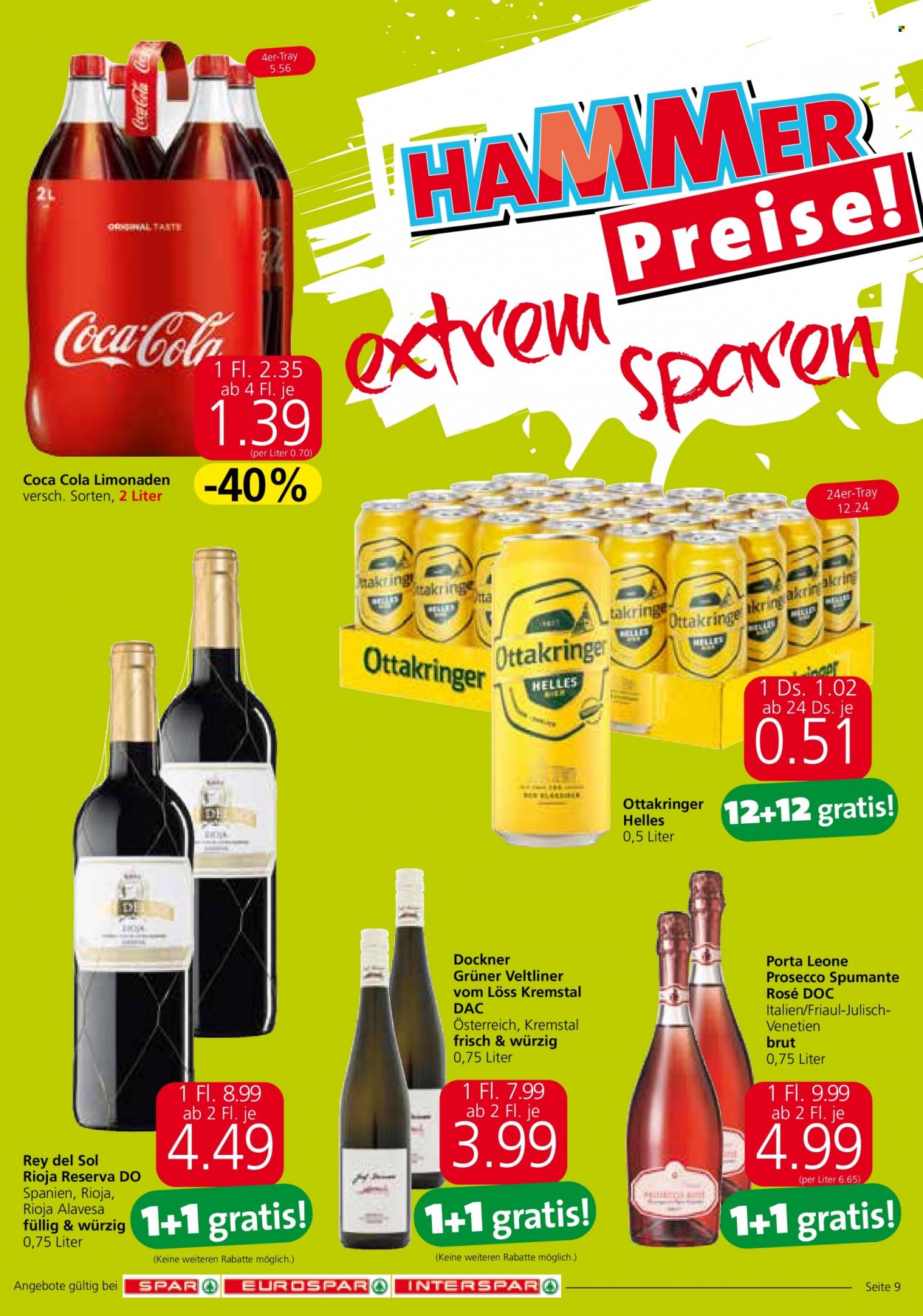 Angebote EUROSPAR - 14.10.2021 - 20.10.2021. Seite 9