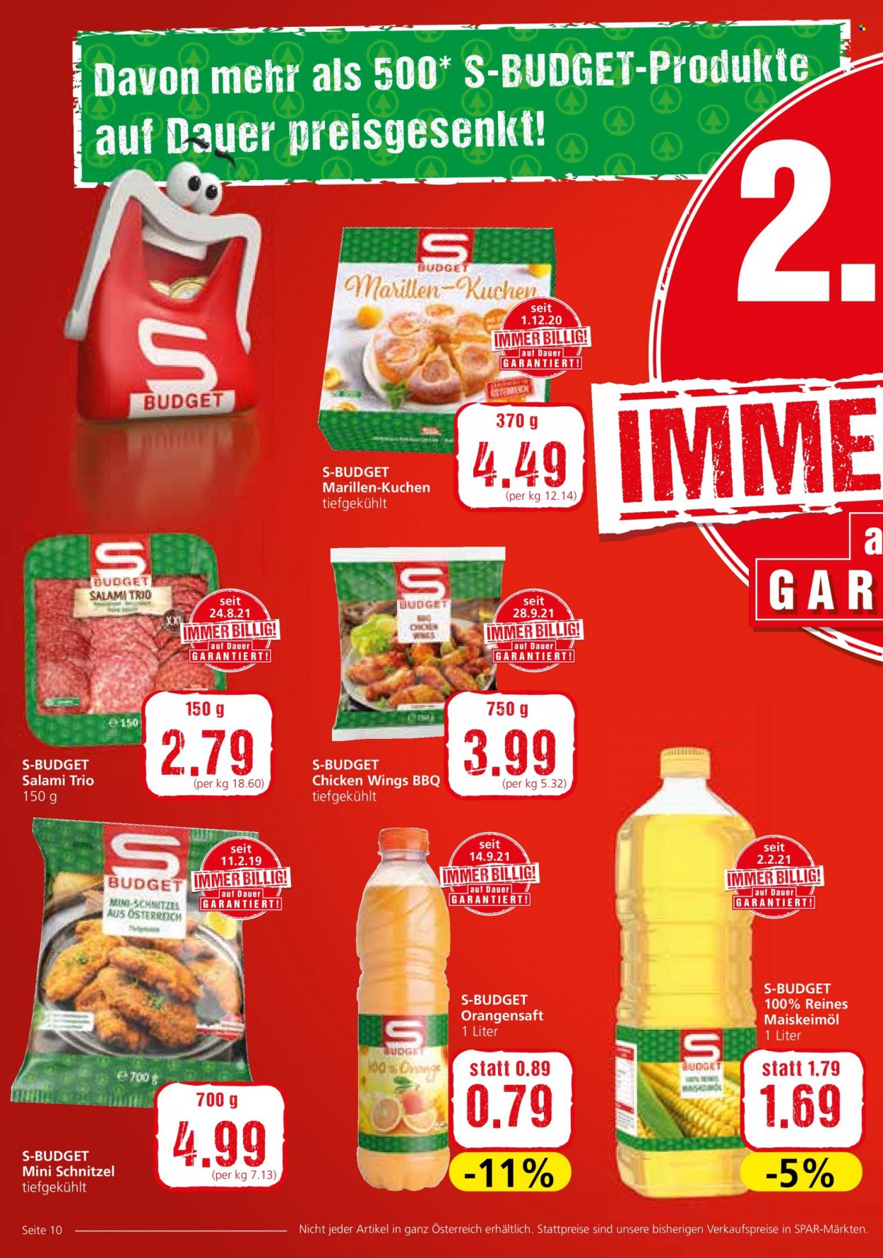 Angebote EUROSPAR - 14.10.2021 - 20.10.2021. Seite 10