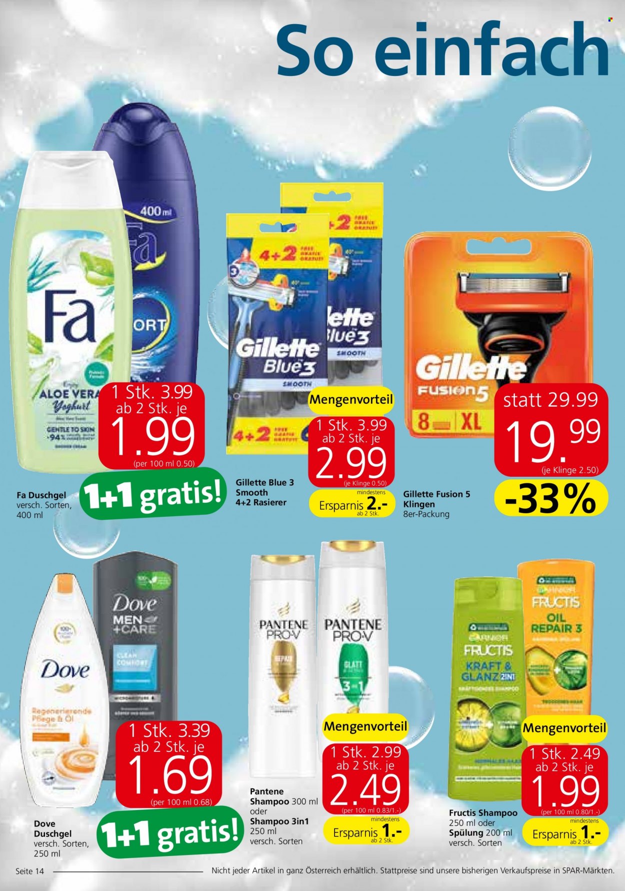 Angebote EUROSPAR - 14.10.2021 - 20.10.2021. Seite 14