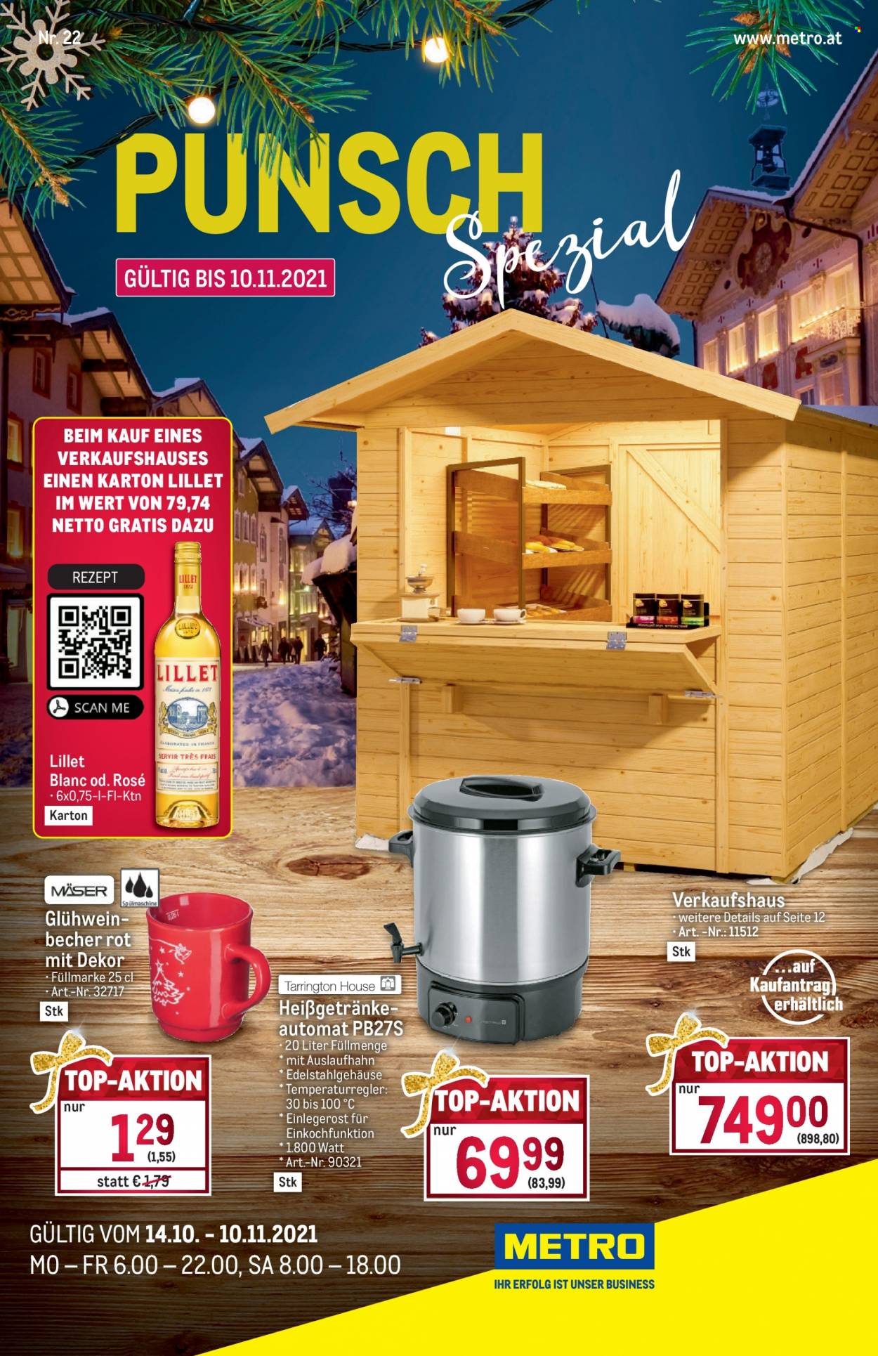 Angebote Metro - 14.10.2021 - 10.11.2021. Seite 1