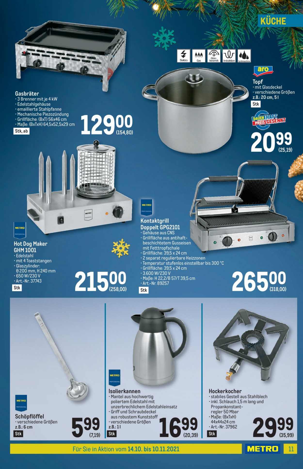 Angebote Metro - 14.10.2021 - 10.11.2021. Seite 11