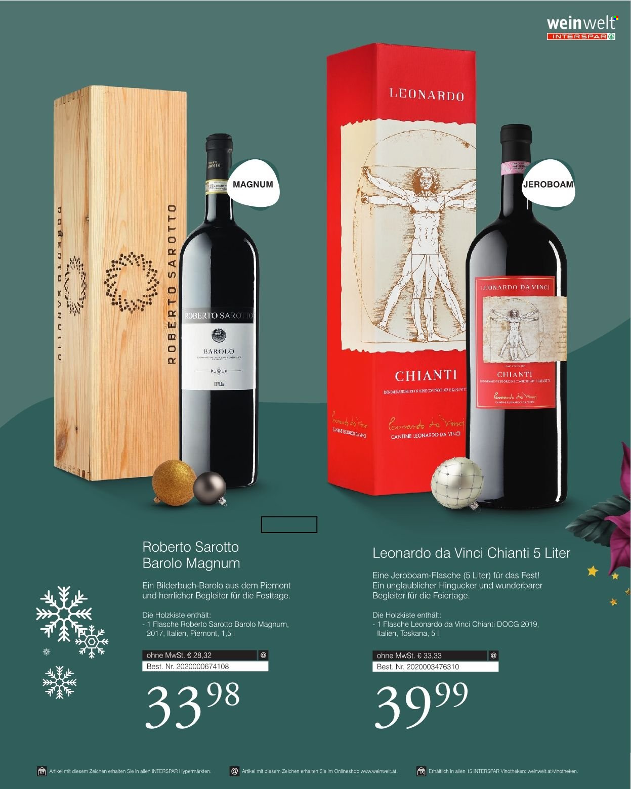 Angebote INTERSPAR - 13.10.2021 - 8.1.2022. Seite 15