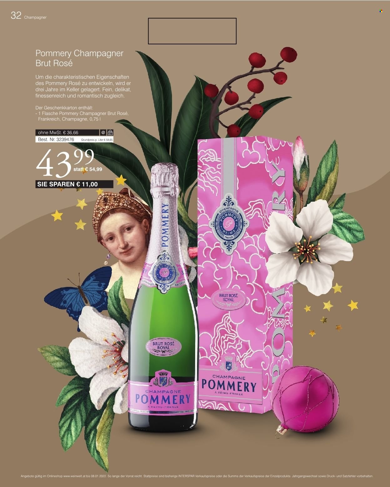 Angebote INTERSPAR - 13.10.2021 - 8.1.2022. Seite 32