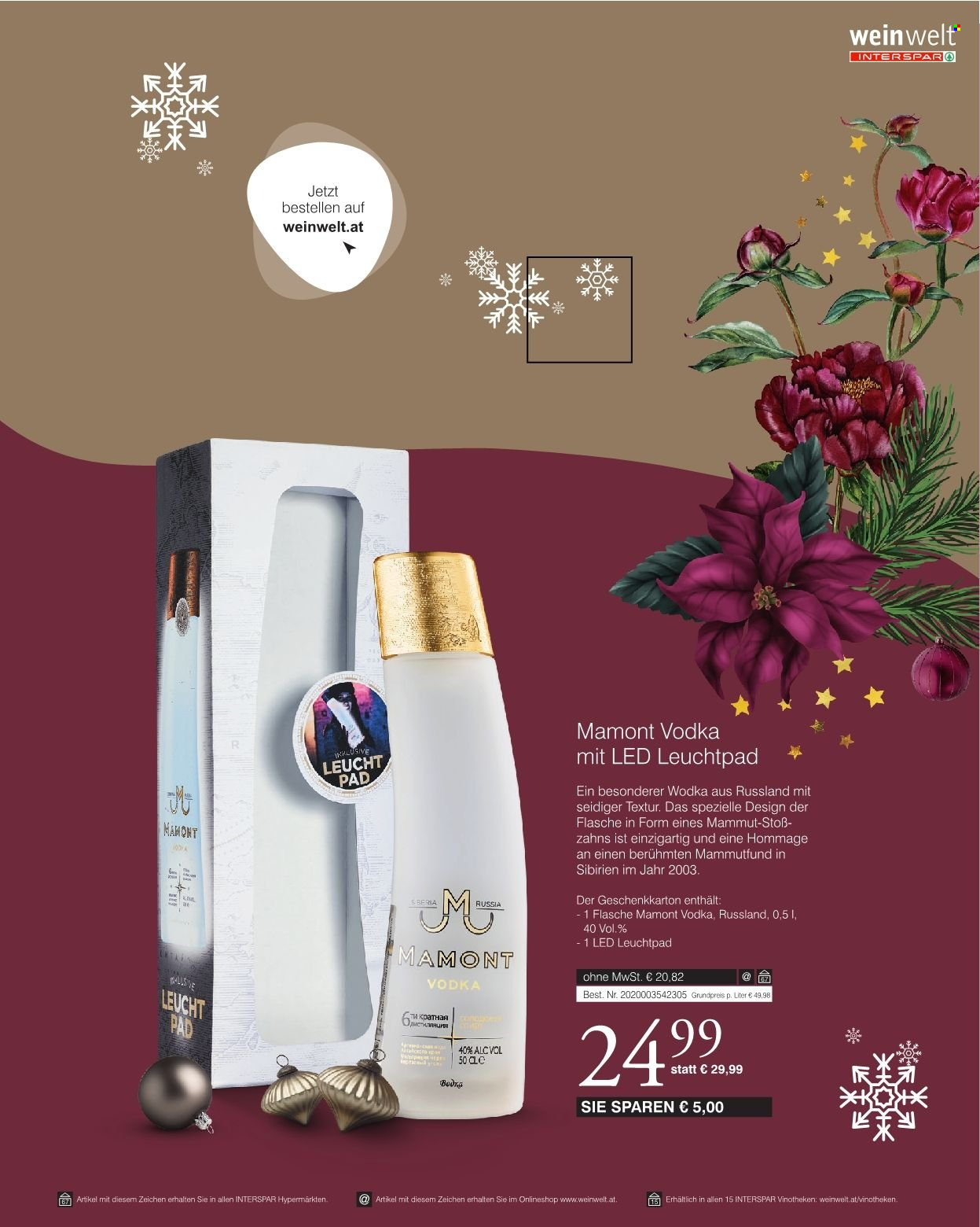 Angebote INTERSPAR - 13.10.2021 - 8.1.2022. Seite 45