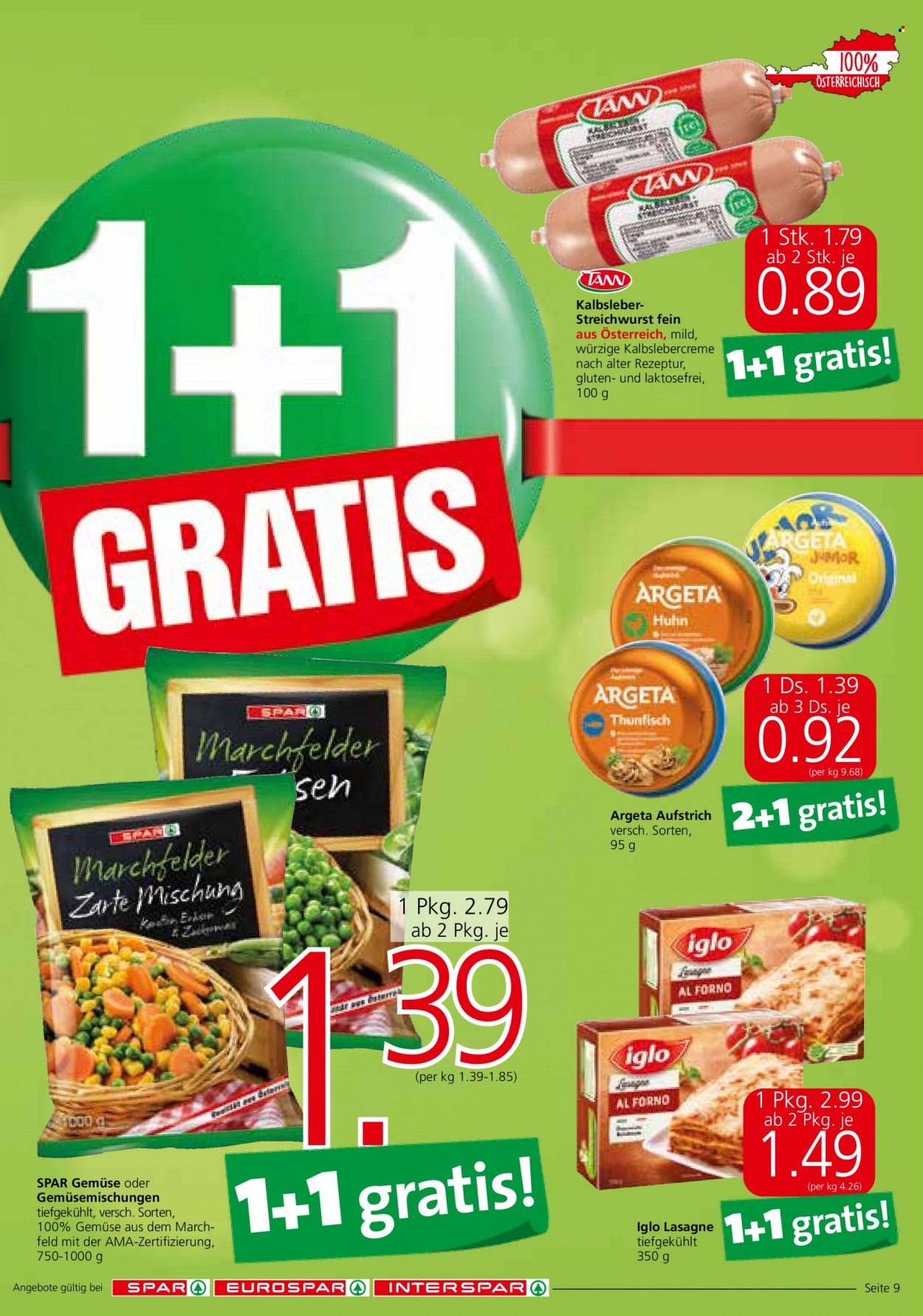 Angebote INTERSPAR - 21.10.2021 - 3.11.2021. Seite 9