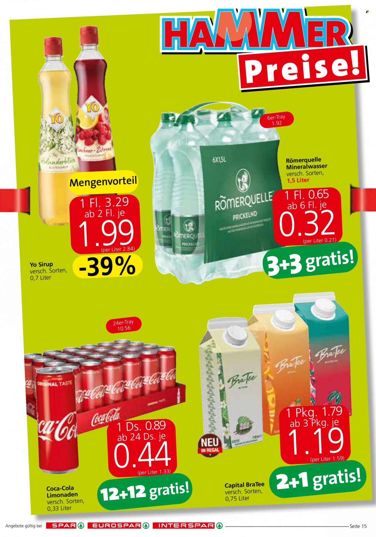 Angebote INTERSPAR - 21.10.2021 - 3.11.2021. Seite 15