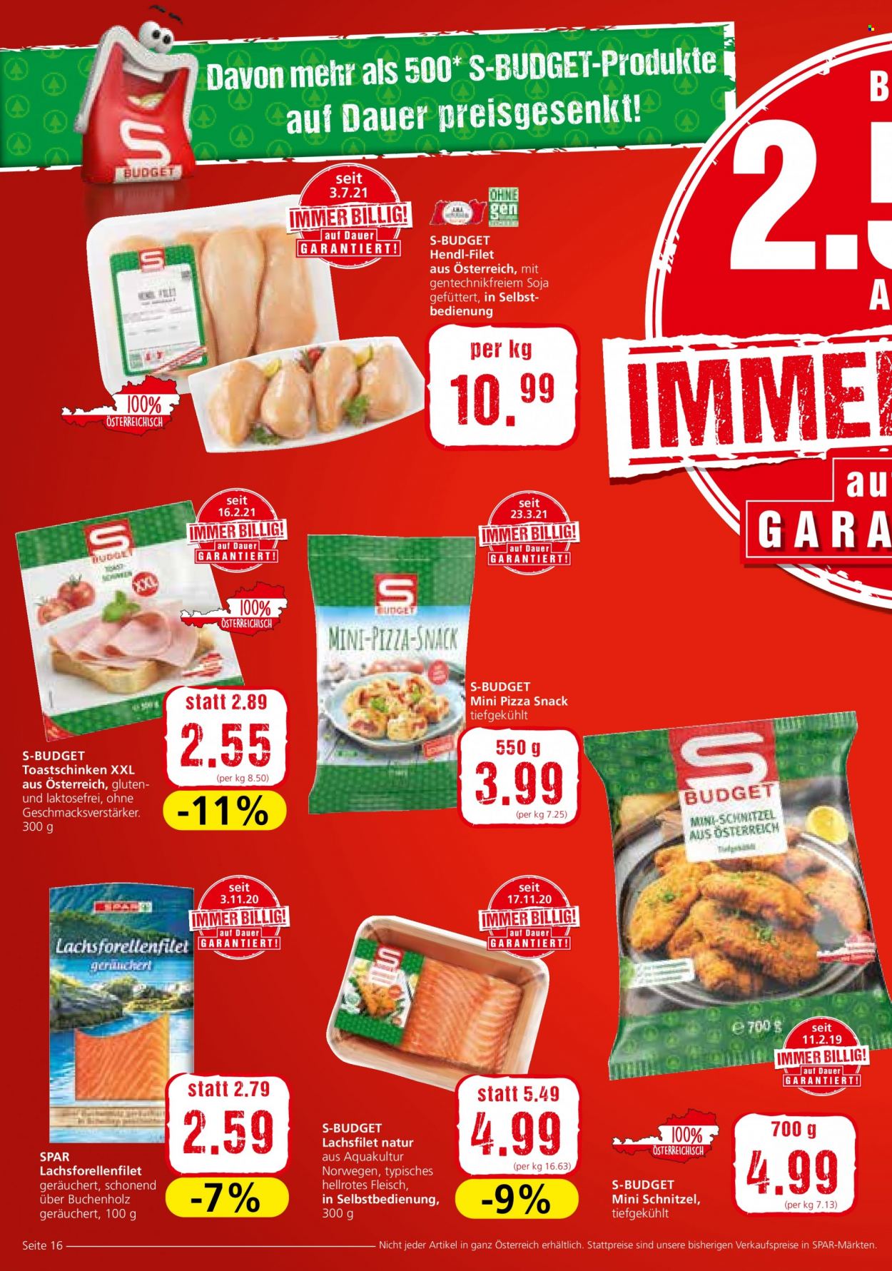 Angebote INTERSPAR - 21.10.2021 - 3.11.2021. Seite 16