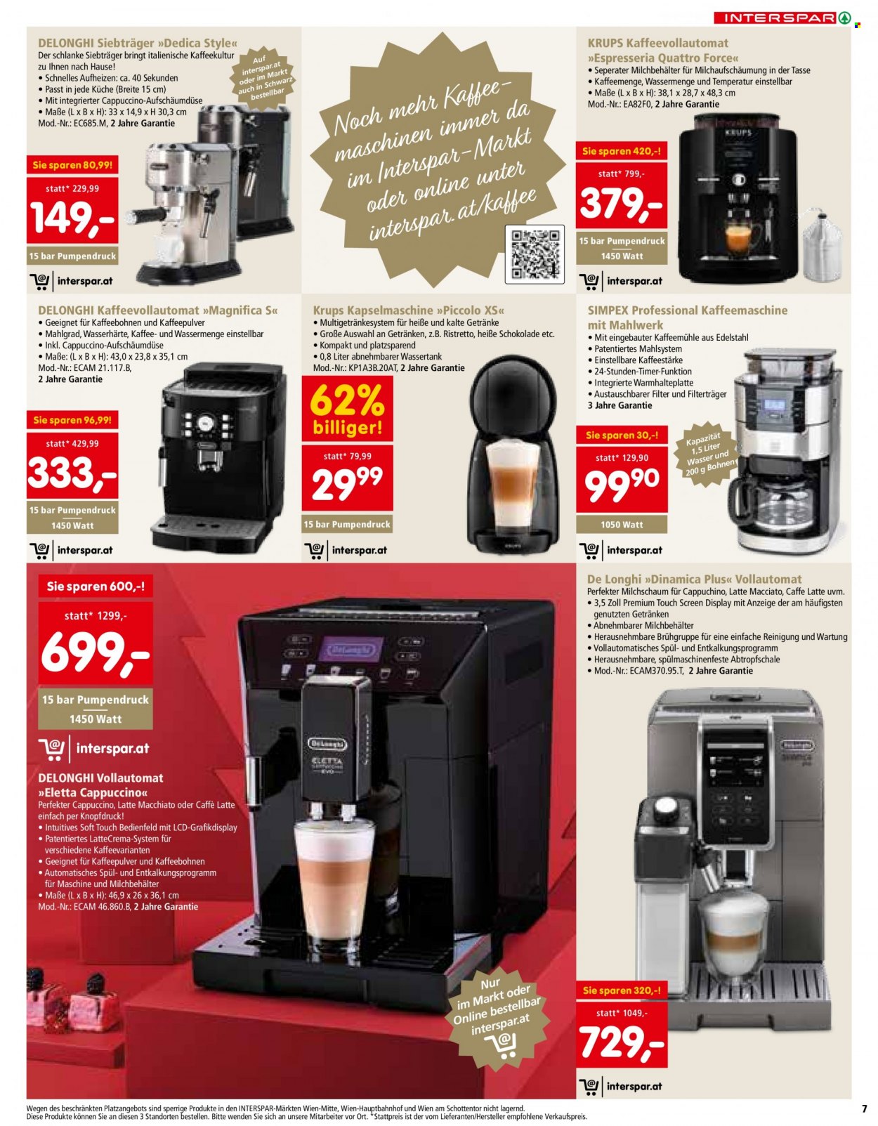 Angebote INTERSPAR - 21.10.2021 - 24.12.2021. Seite 7