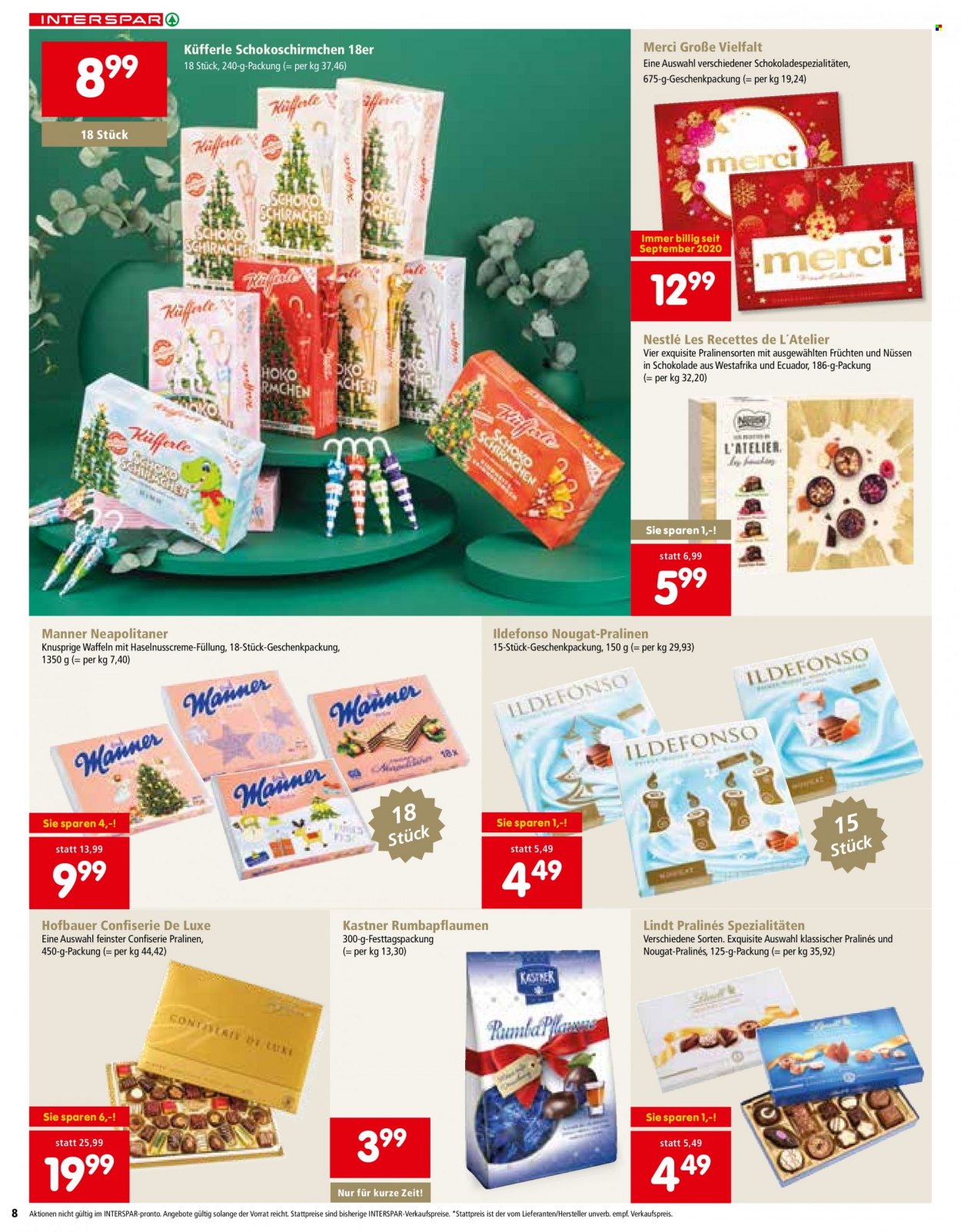 Angebote INTERSPAR - 21.10.2021 - 24.12.2021. Seite 8