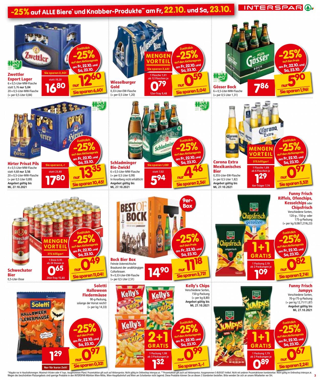 Angebote INTERSPAR - 21.10.2021 - 3.11.2021. Seite 3