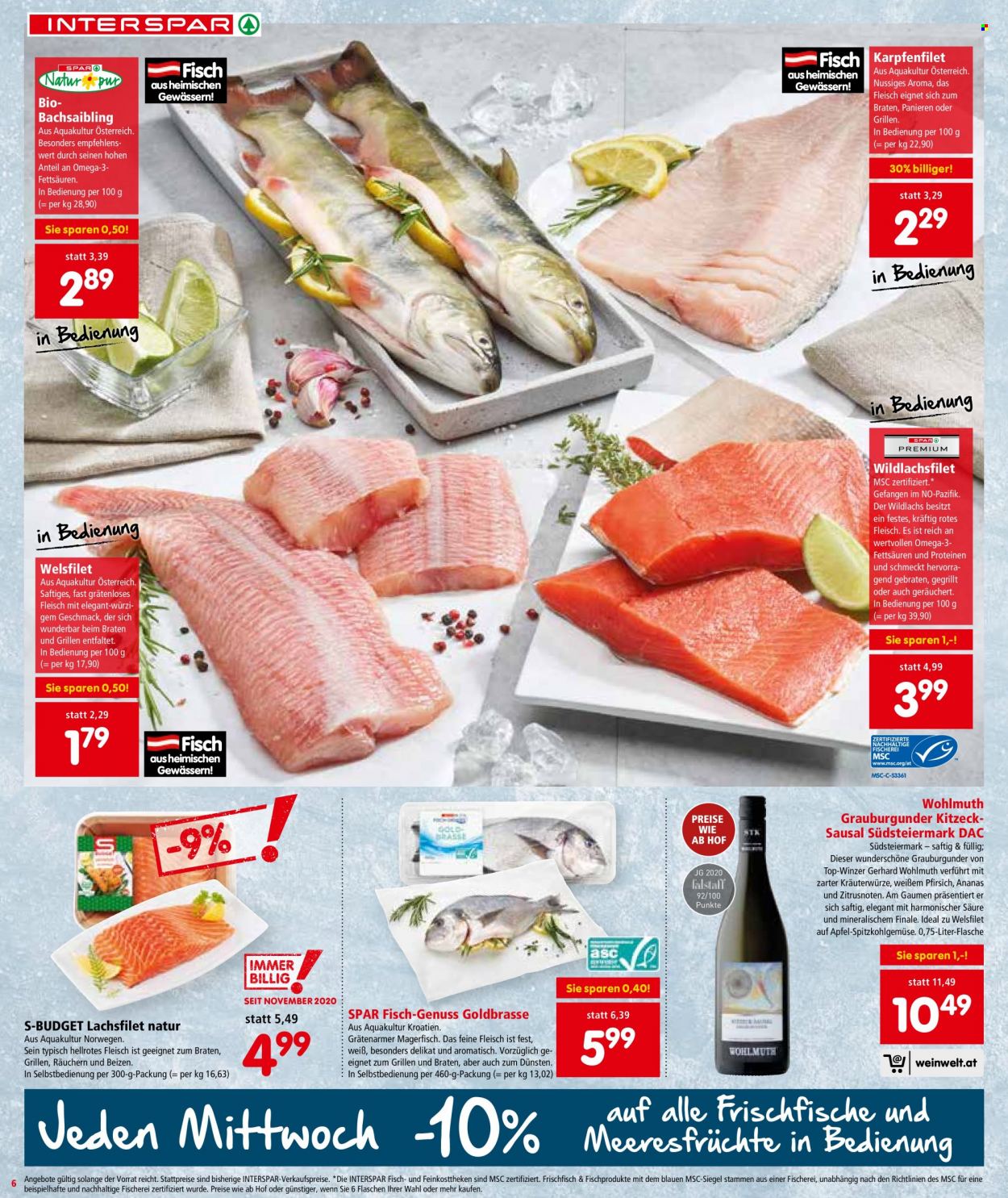 Angebote INTERSPAR - 21.10.2021 - 3.11.2021. Seite 6