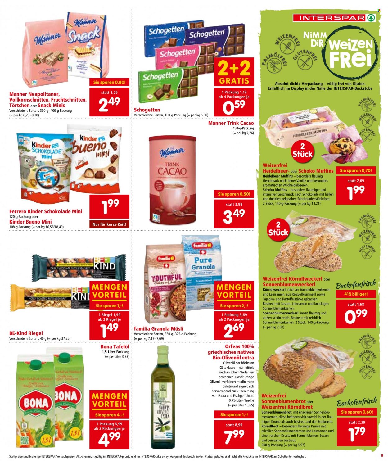 Angebote INTERSPAR - 21.10.2021 - 3.11.2021. Seite 9