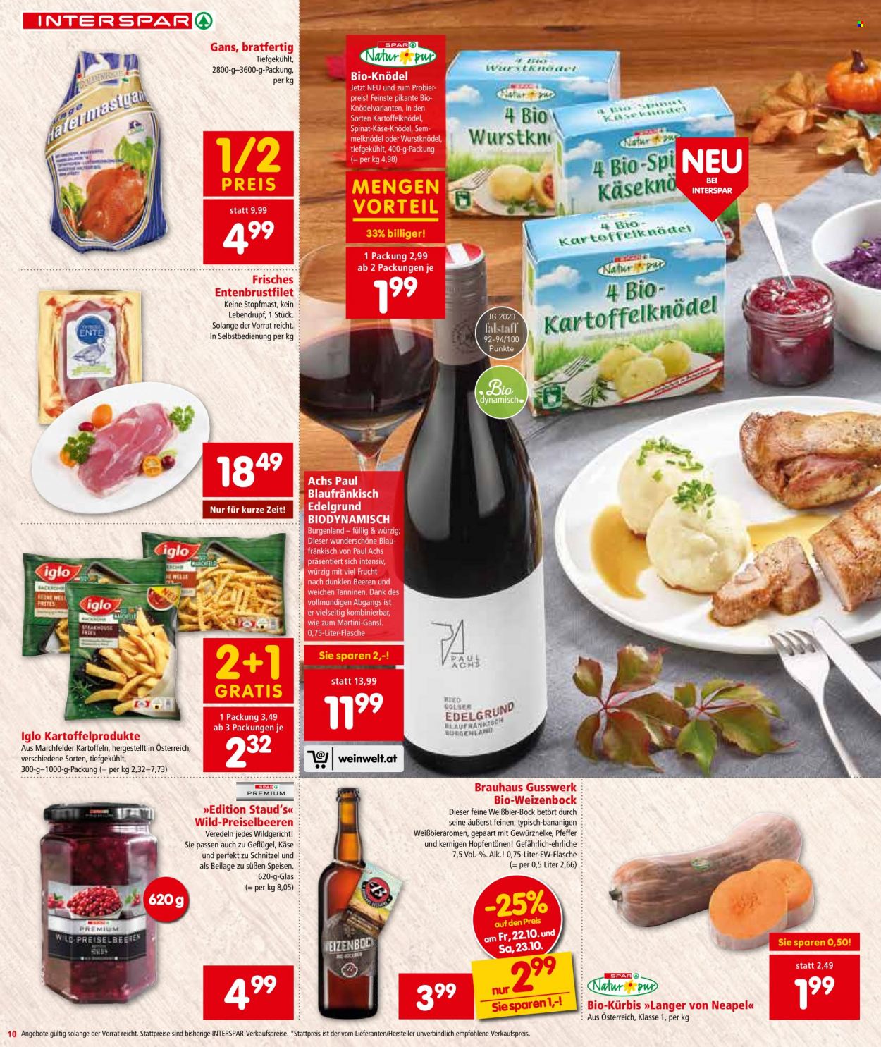 Angebote INTERSPAR - 21.10.2021 - 3.11.2021. Seite 10
