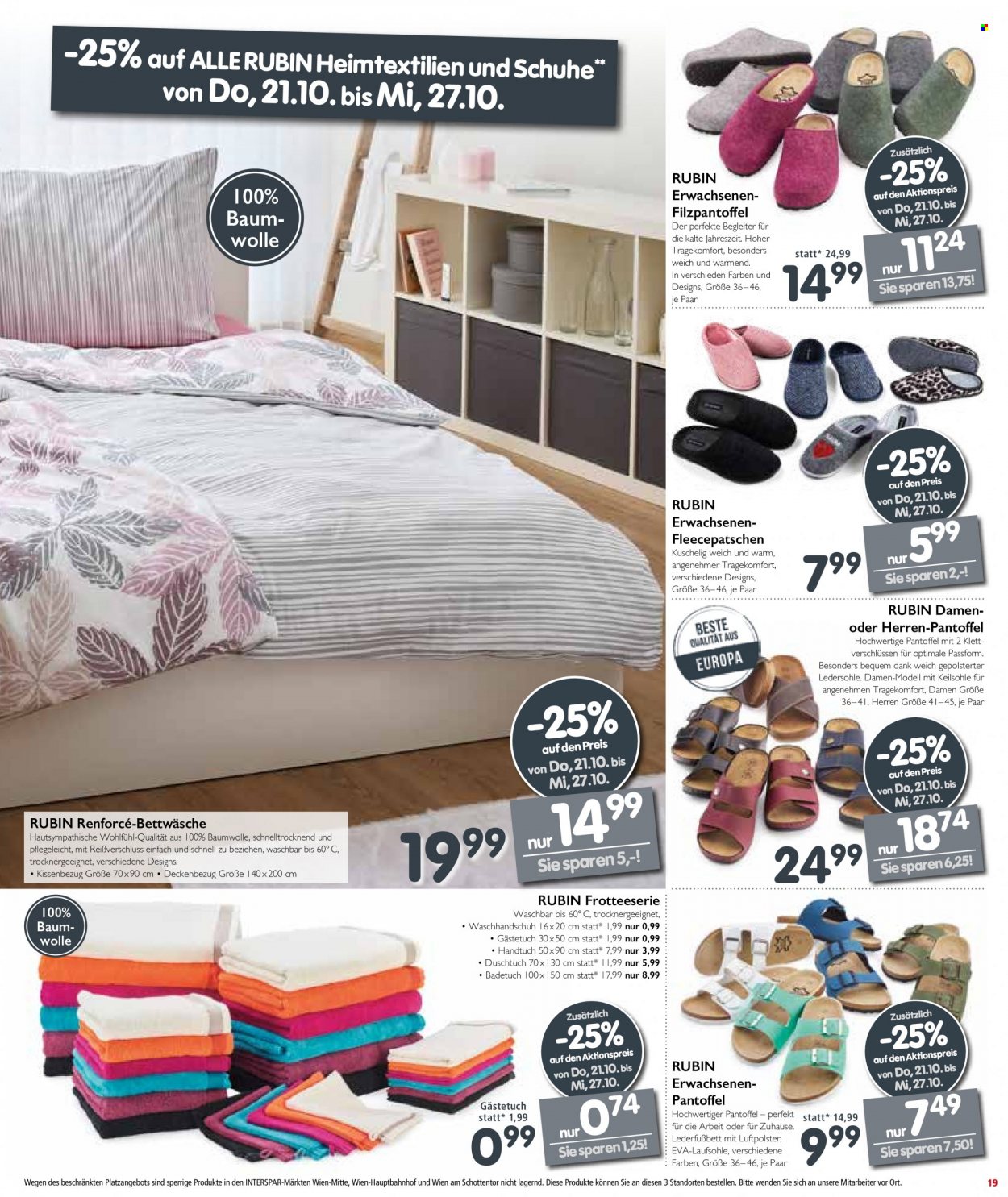 Angebote INTERSPAR - 21.10.2021 - 3.11.2021. Seite 19