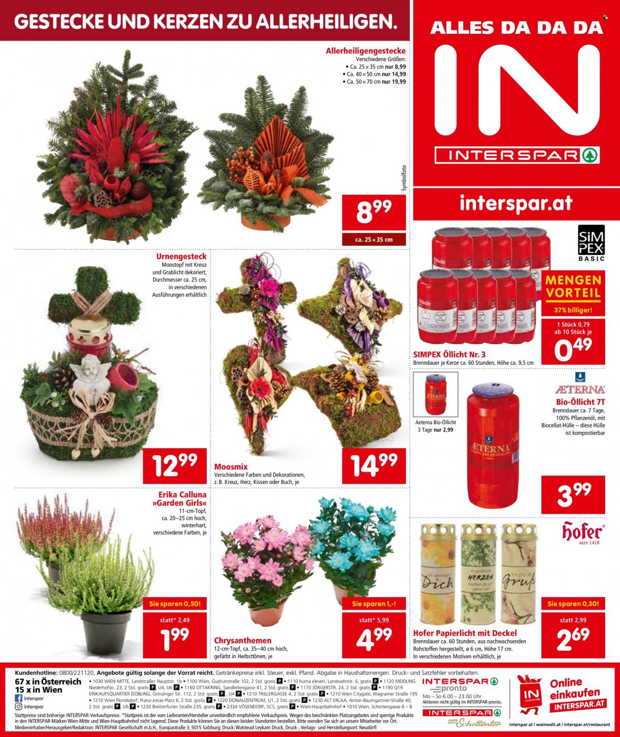 Angebote INTERSPAR - 21.10.2021 - 3.11.2021. Seite 20