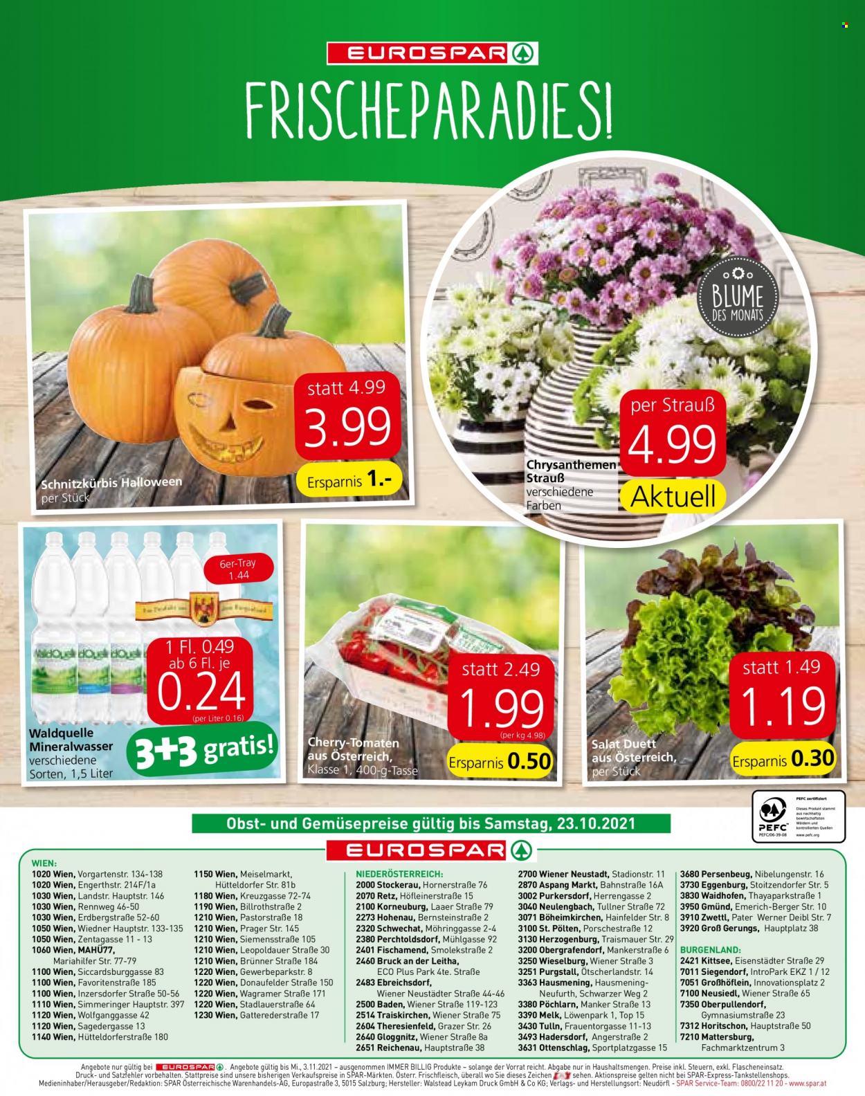 Angebote EUROSPAR - 21.10.2021 - 3.11.2021. Seite 16