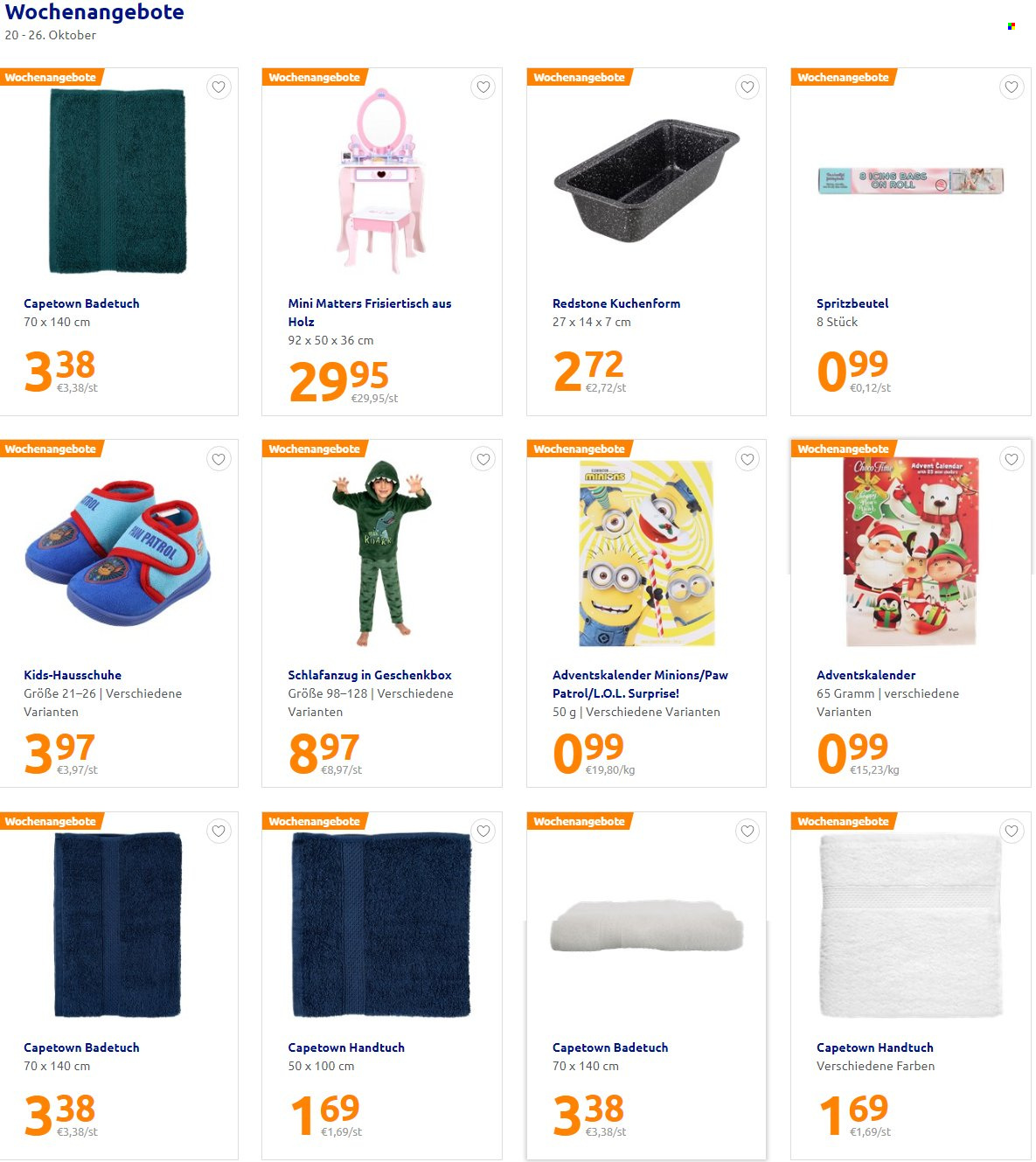 Angebote Action - 20.10.2021 - 26.10.2021. Seite 1