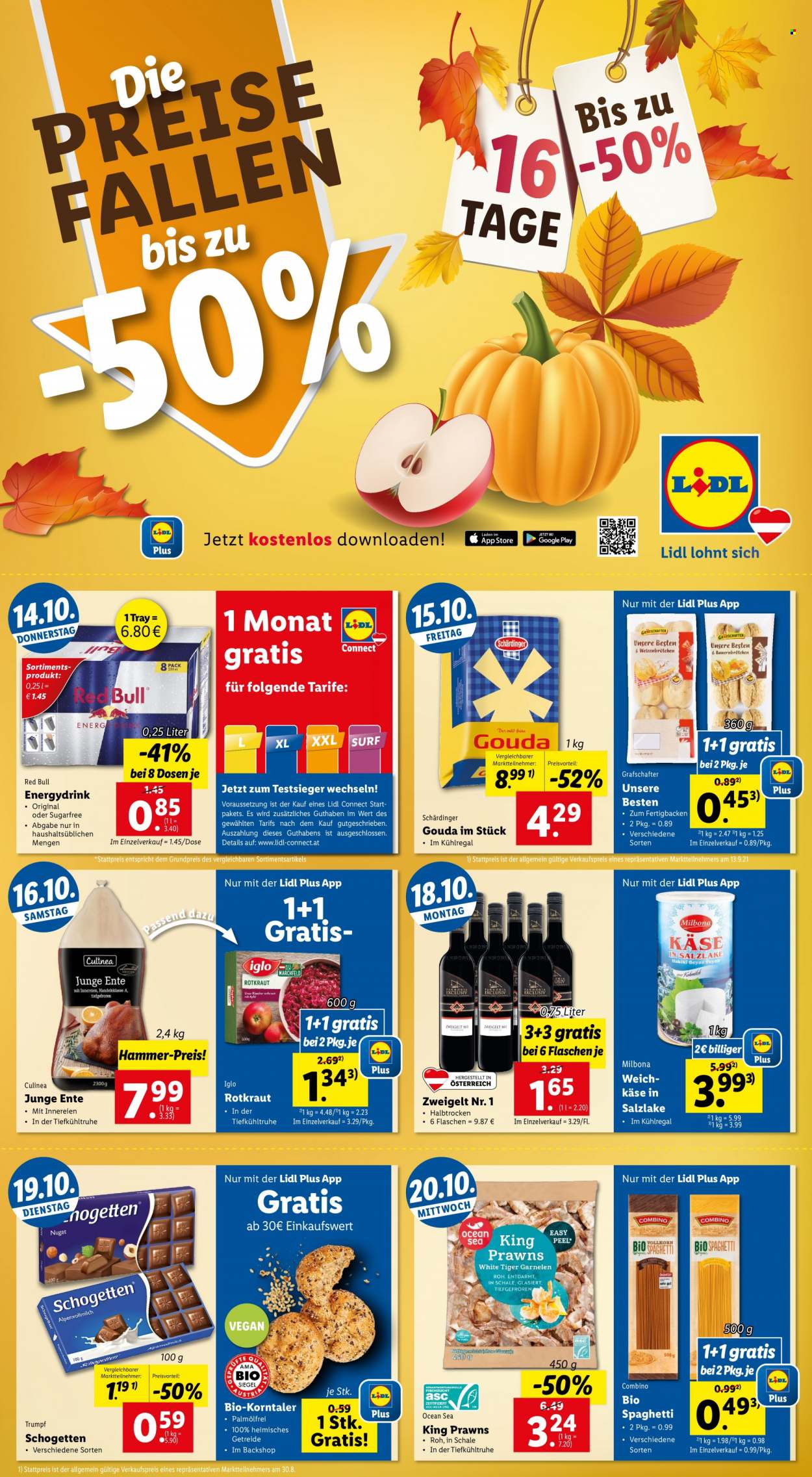 Angebote Lidl - 14.10.2021 - 3.11.2021. Seite 1