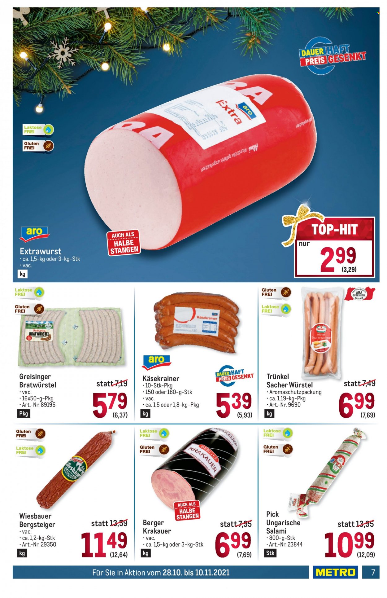 Angebote Metro - 28.10.2021 - 10.11.2021. Seite 7