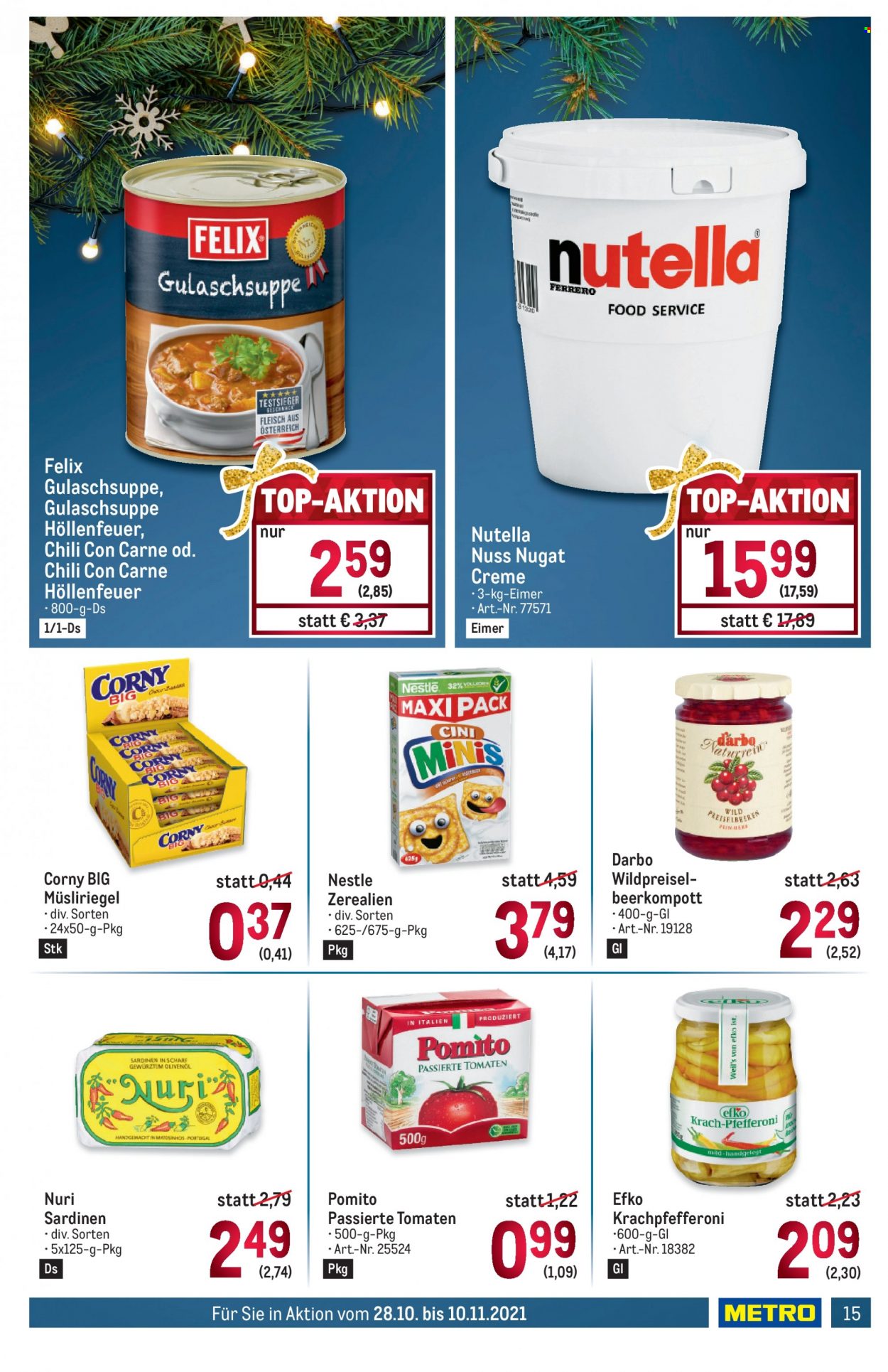 Angebote Metro - 28.10.2021 - 10.11.2021. Seite 15