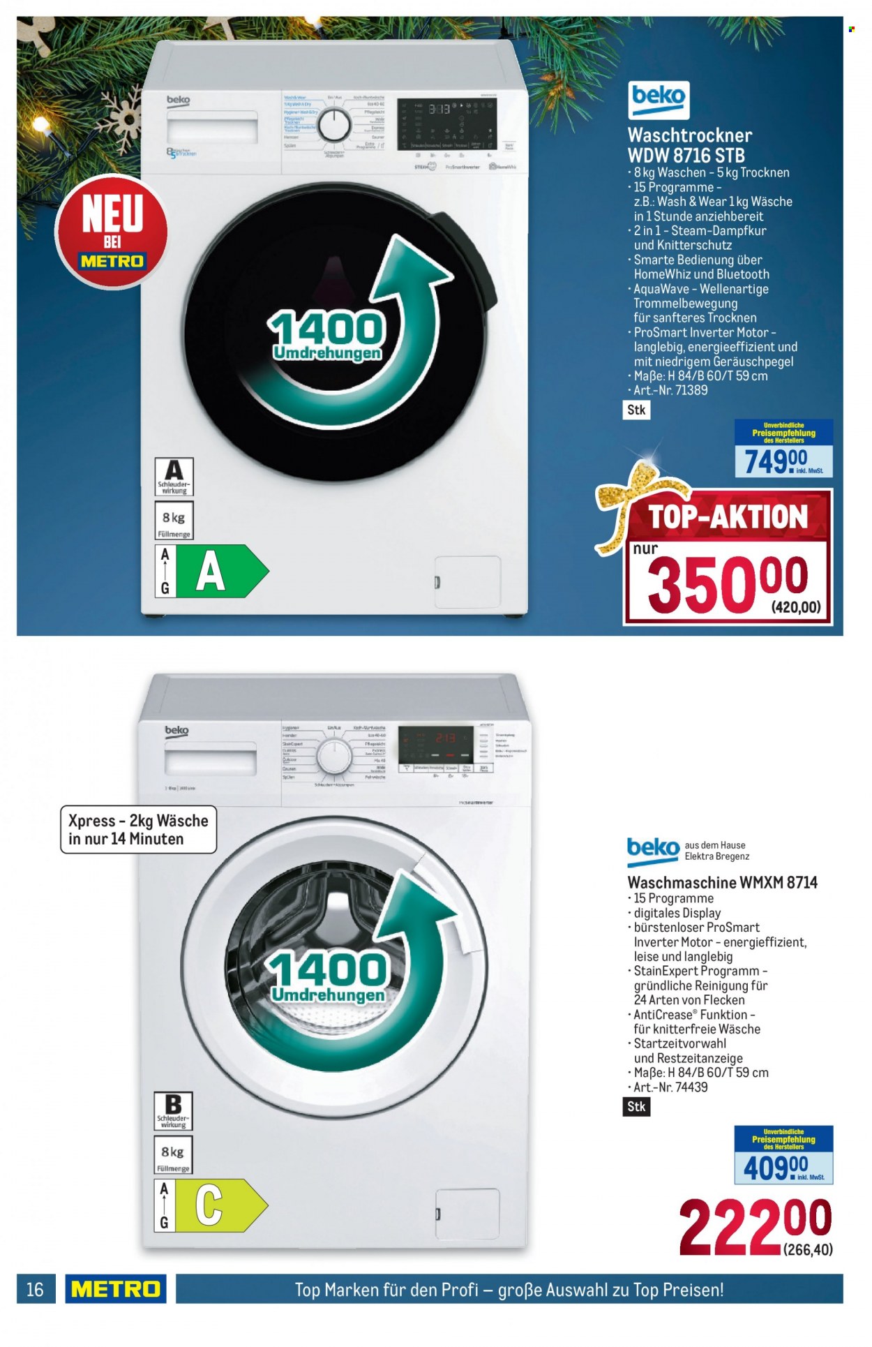 Angebote Metro - 28.10.2021 - 10.11.2021. Seite 16