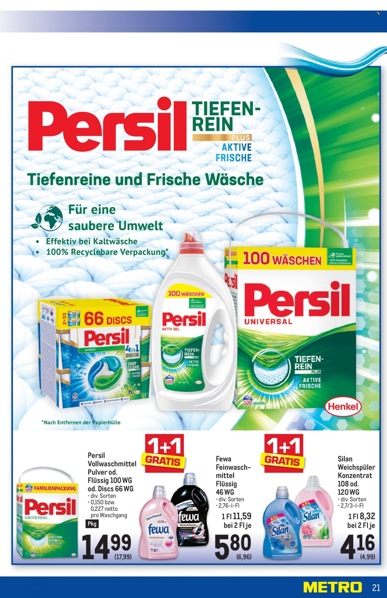 Angebote Metro - 28.10.2021 - 10.11.2021. Seite 21