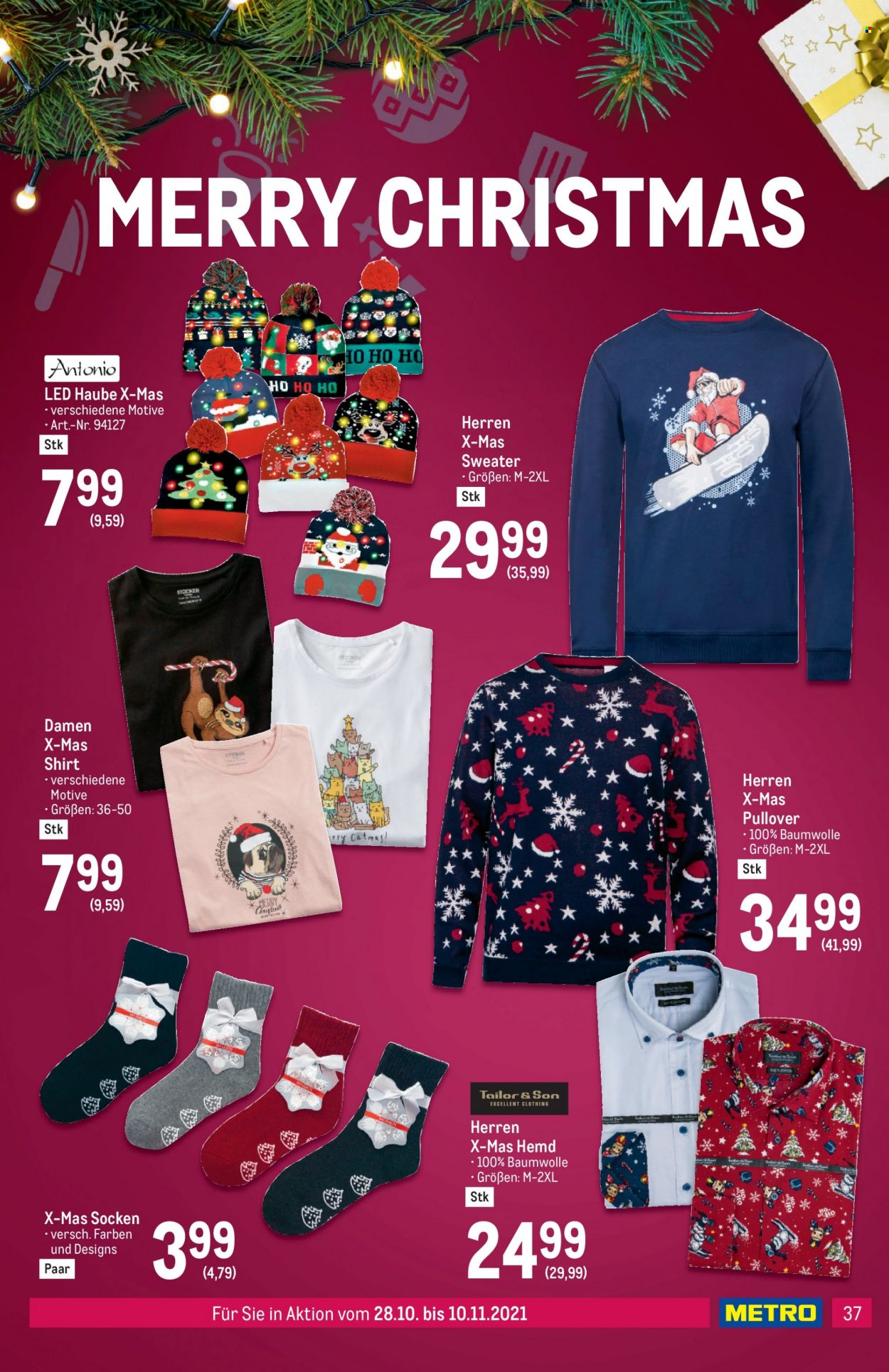 Angebote Metro - 28.10.2021 - 10.11.2021. Seite 37