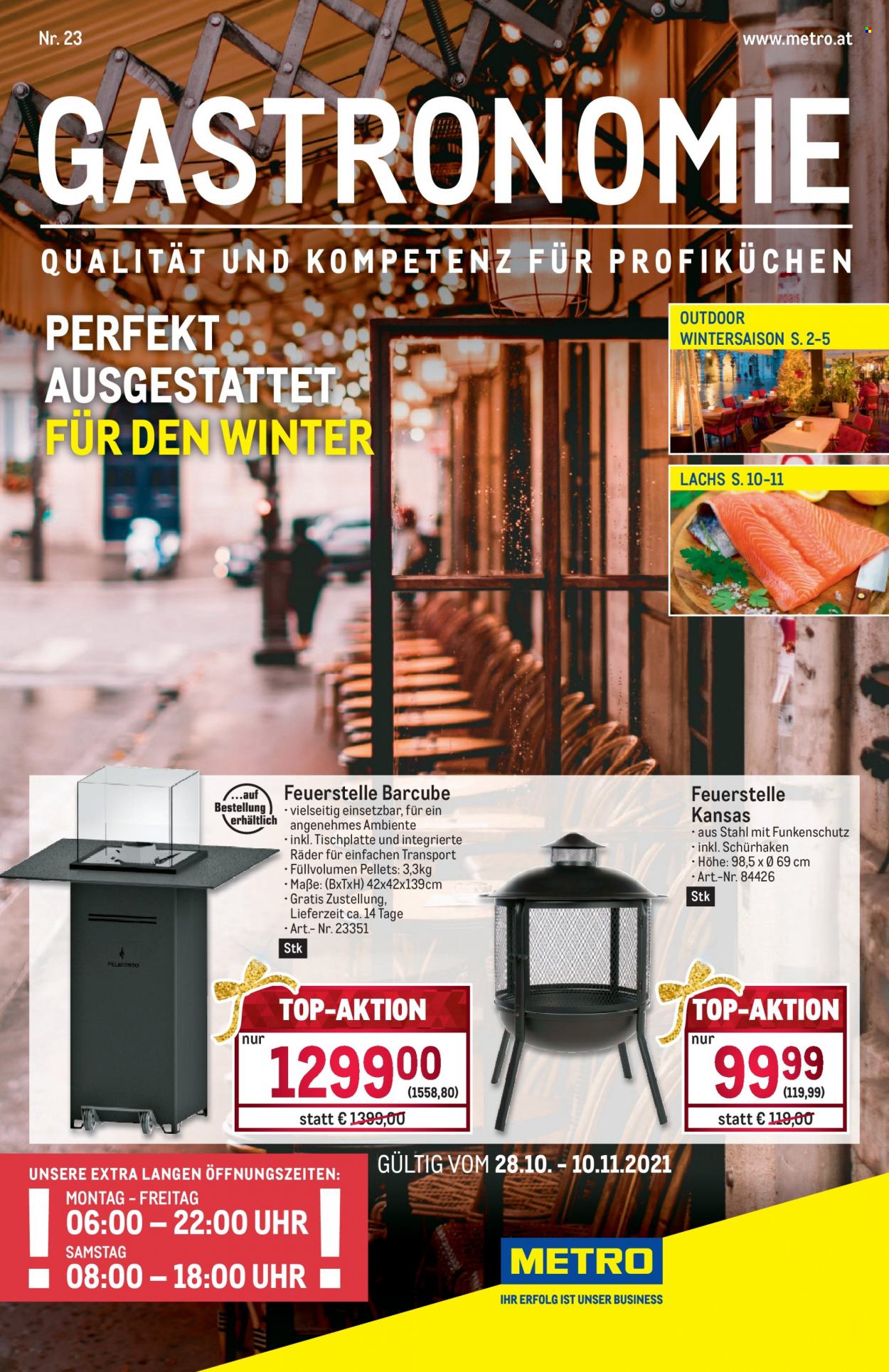 Angebote Metro - 28.10.2021 - 10.11.2021. Seite 1