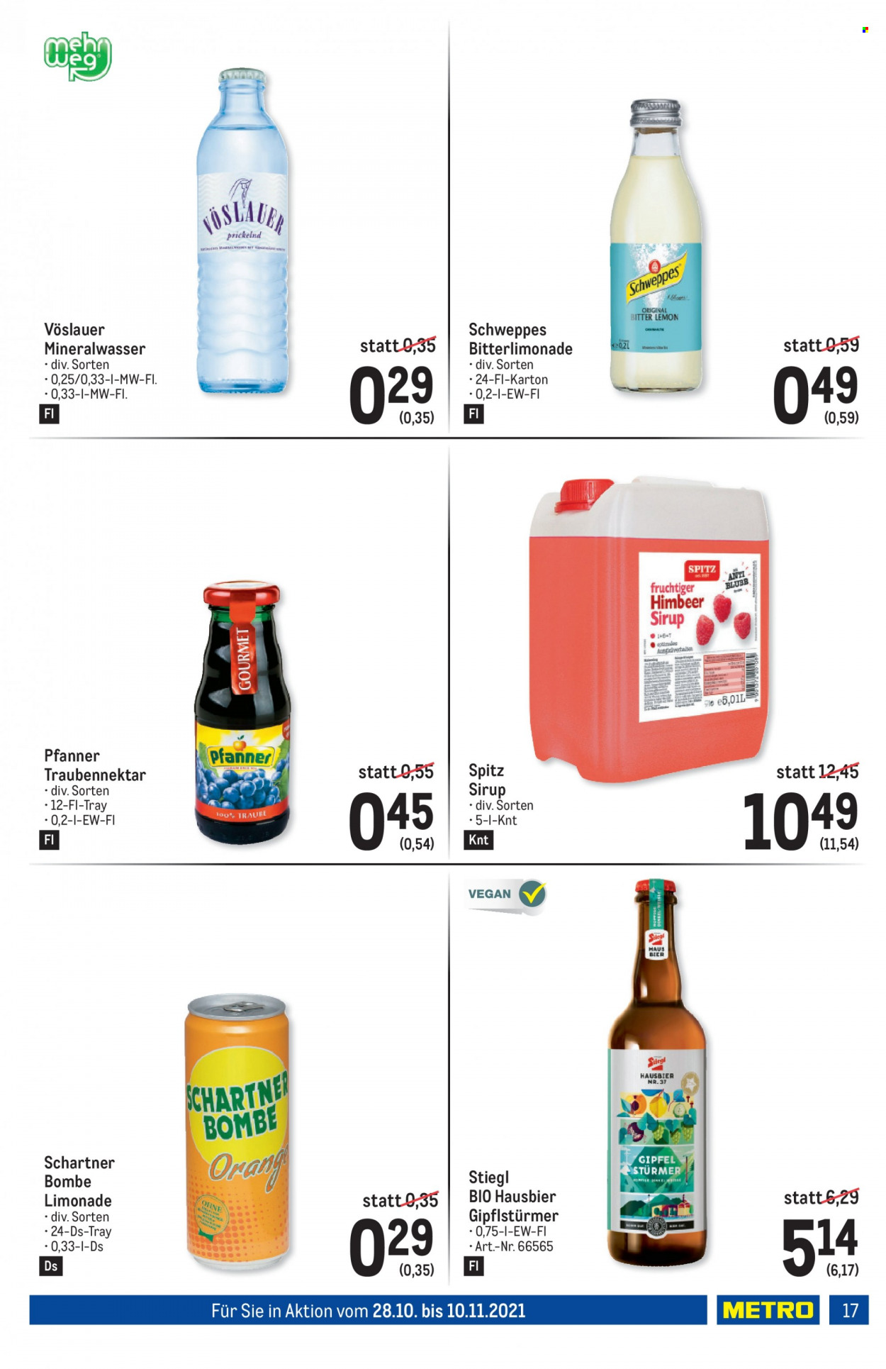 Angebote Metro - 28.10.2021 - 10.11.2021. Seite 17