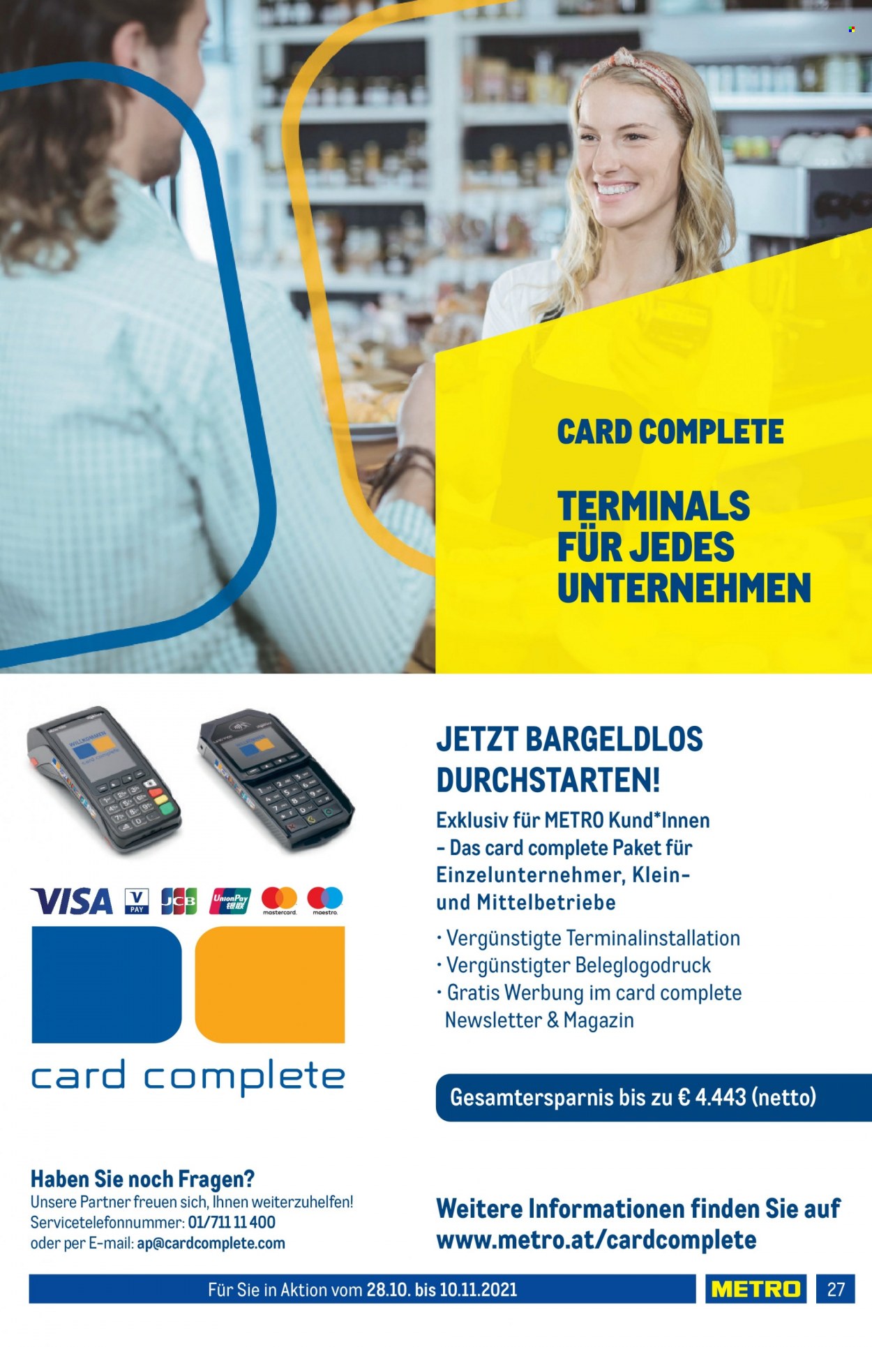Angebote Metro - 28.10.2021 - 10.11.2021. Seite 27