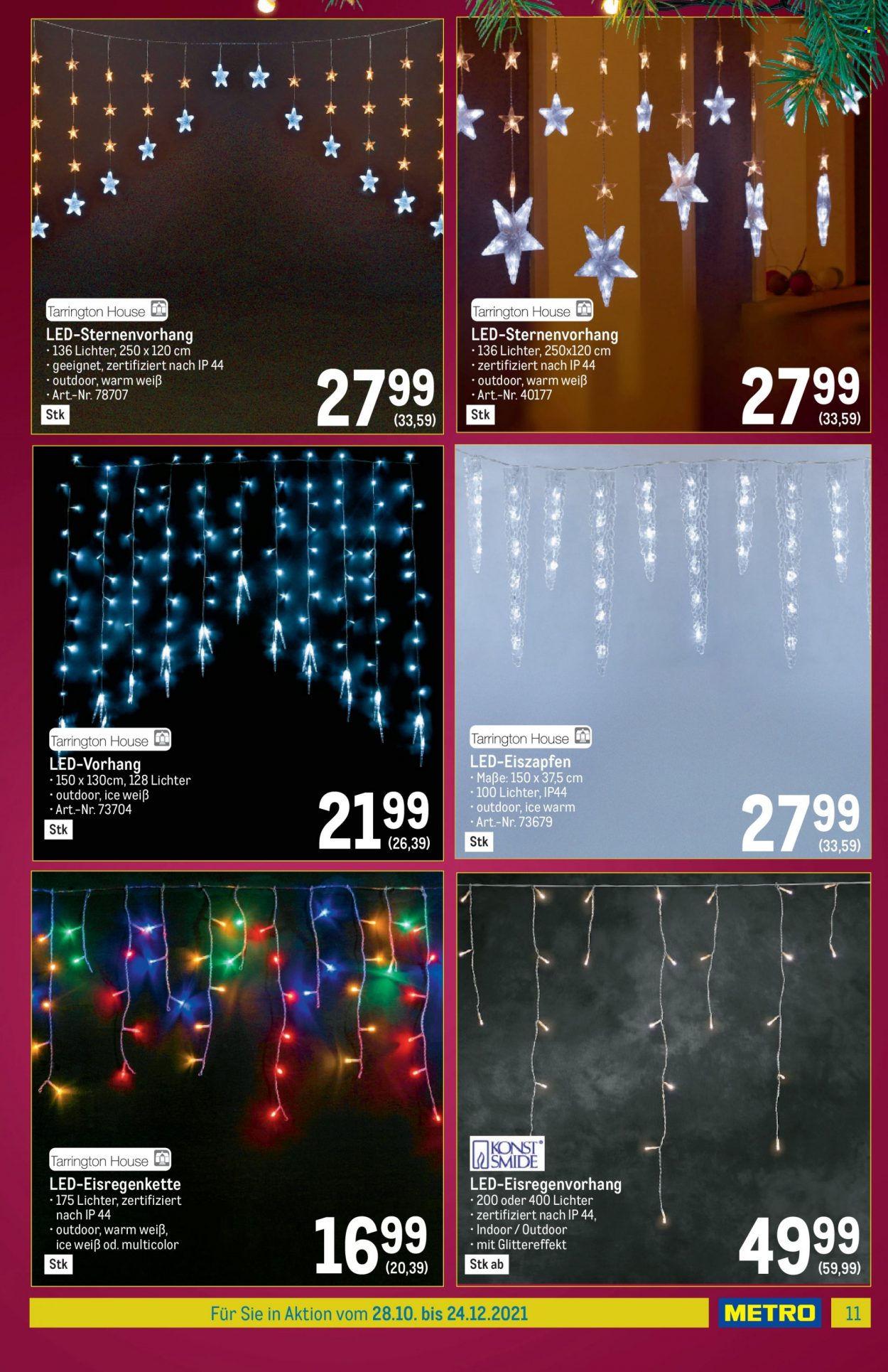 Angebote Metro - 28.10.2021 - 24.12.2021. Seite 11