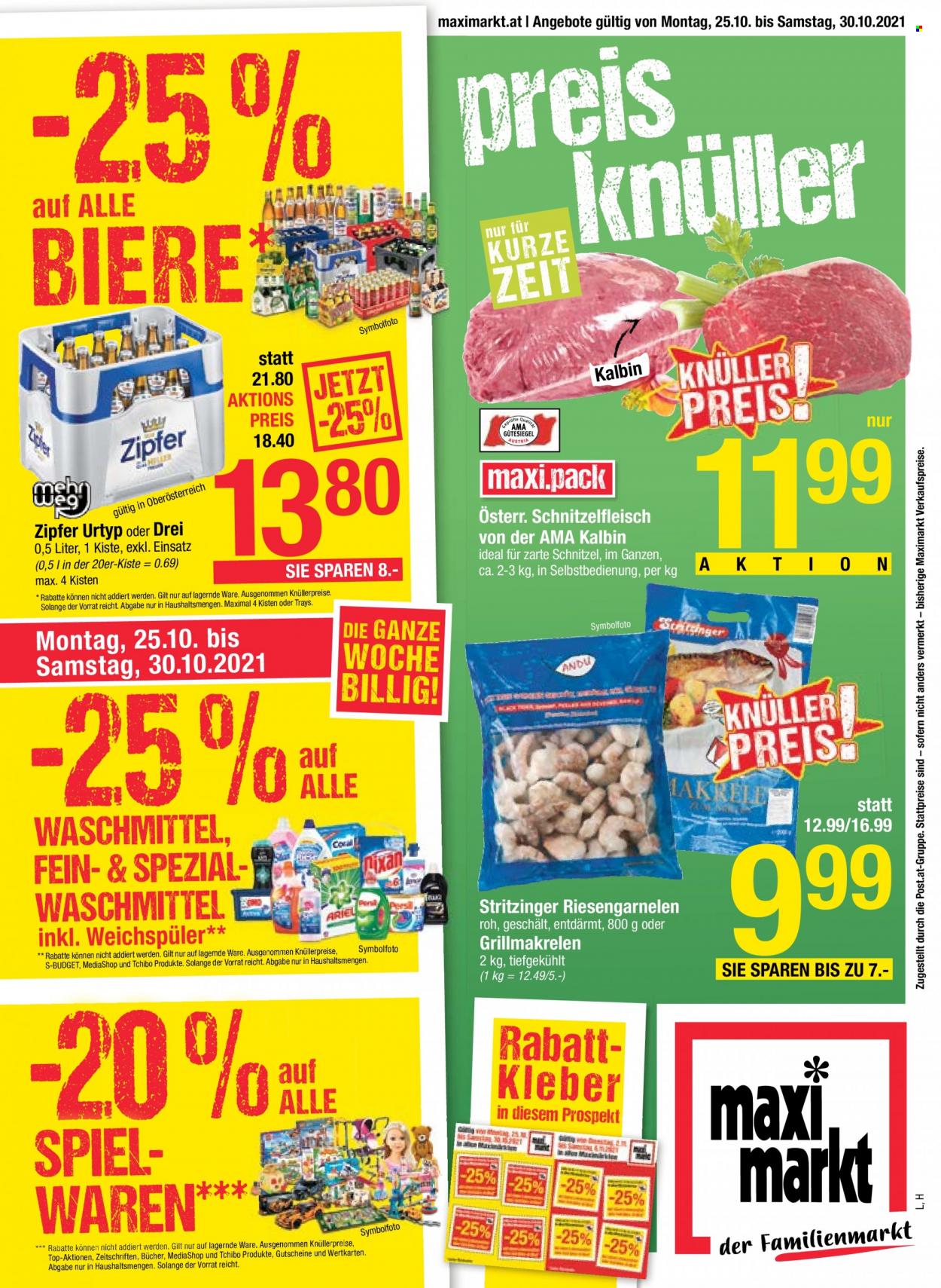 Angebote Maximarkt - 25.10.2021 - 30.10.2021. Seite 1